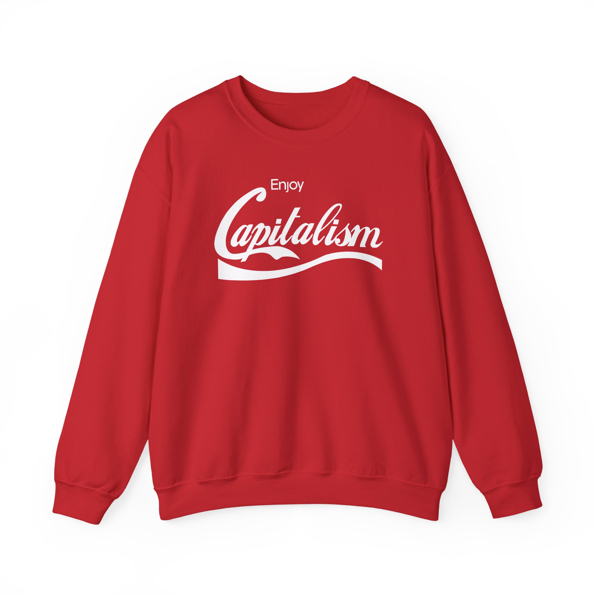 Valuetainment Enjoy Capitalism Unisex Heavy Blendâ„¢ Crewneck Sweatshirt