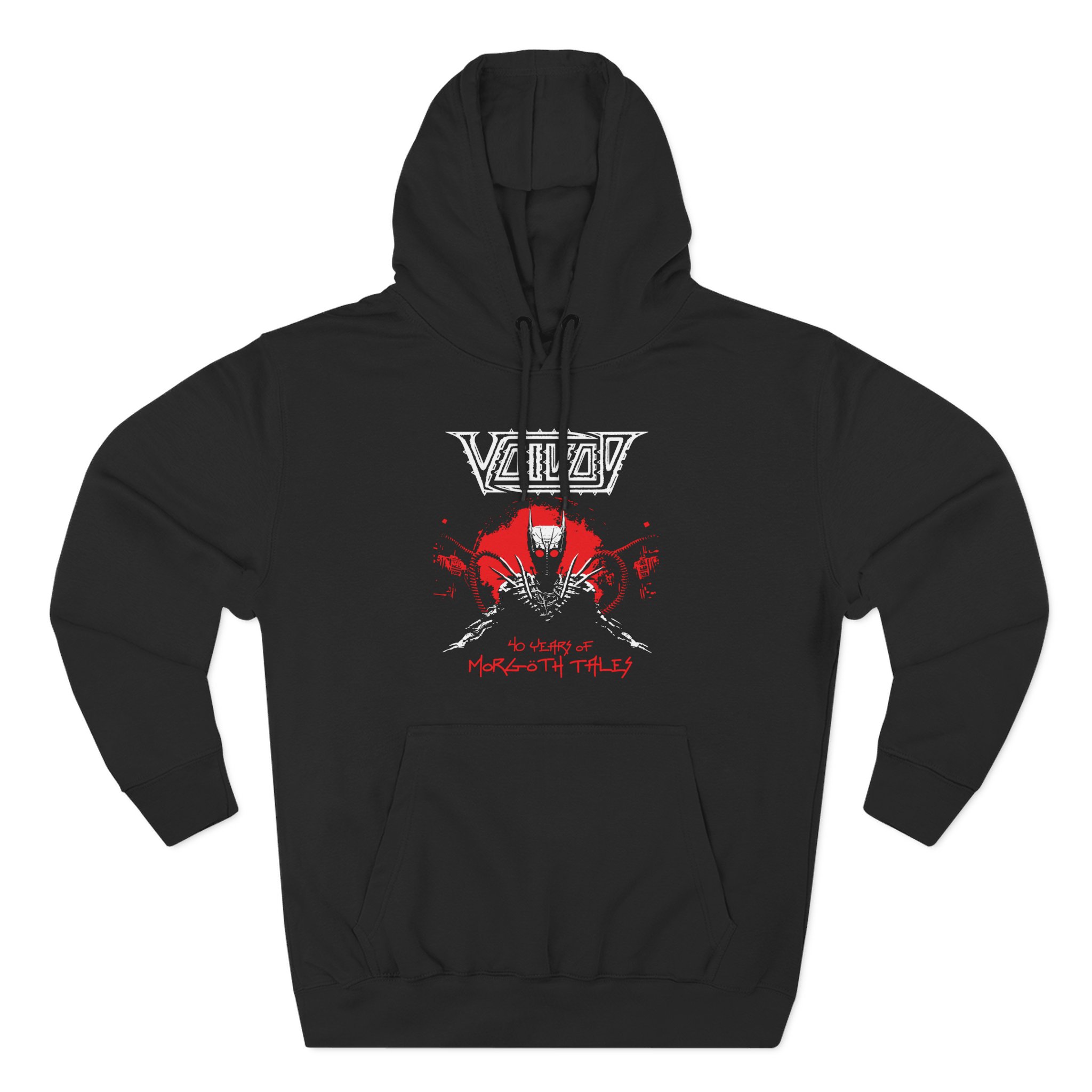 Voivod 40 Years of Morgoth Tales Three-Panel Fleece Hoodie