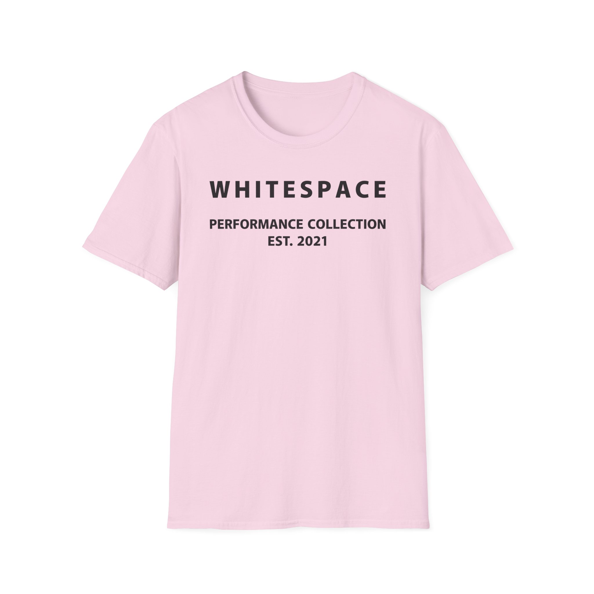 Nina Dobrev Whitepace 3d Logo Unisex Softstyle T-Shirt