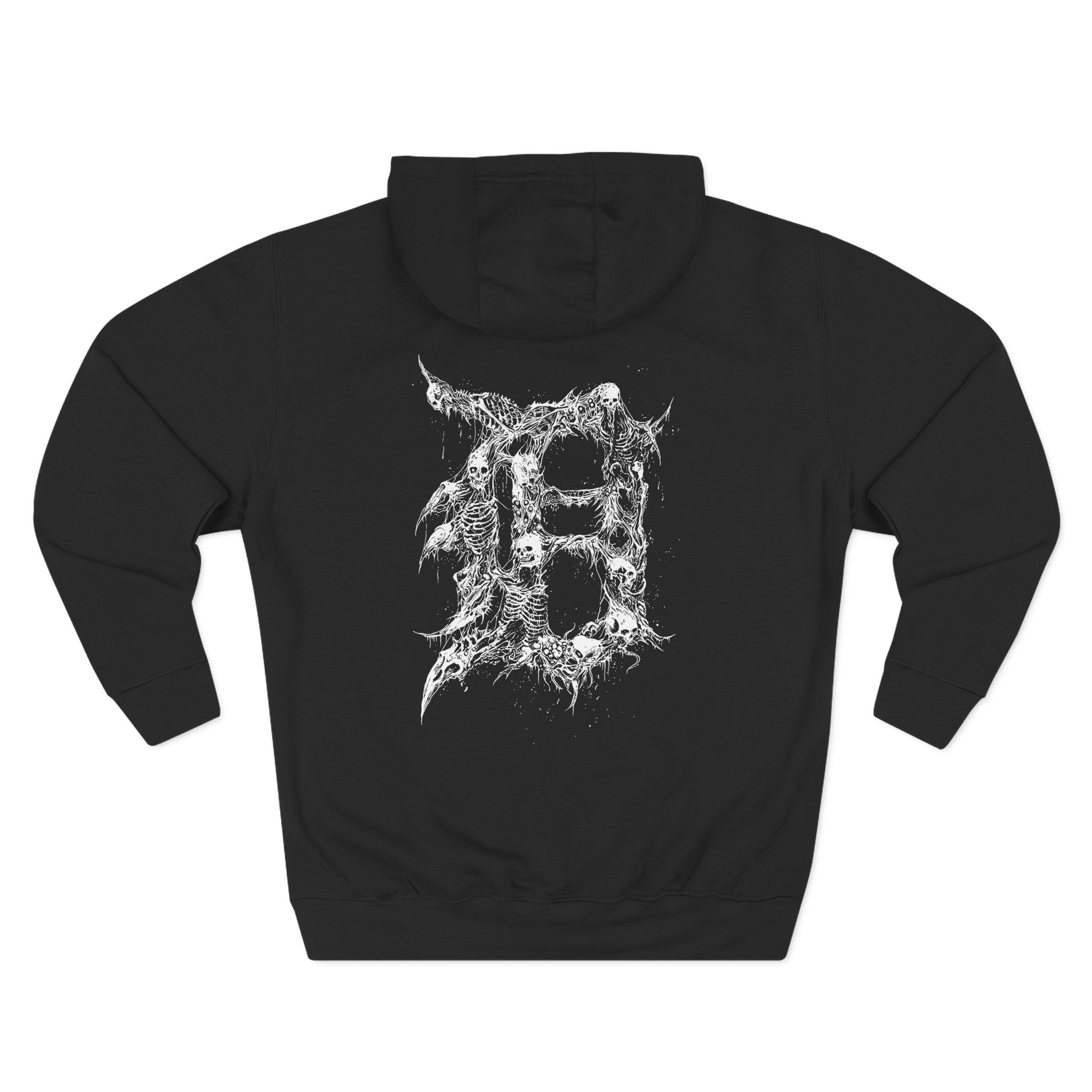 The Black Dahlia Murder Detroit Logo Three-Panel Fleece Hoodie