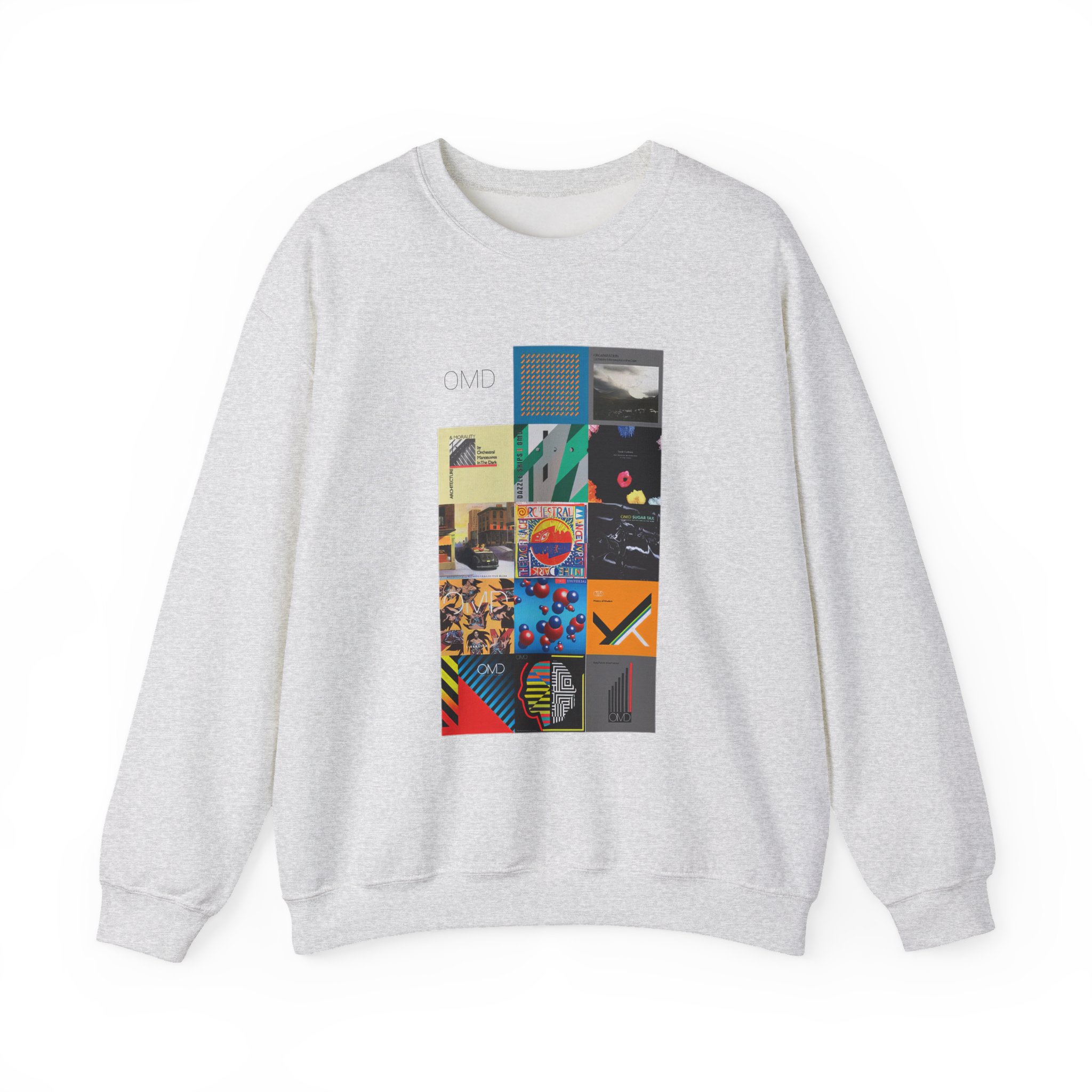 Omd Discography Unisex Heavy Blendâ„¢ Crewneck Sweatshirt