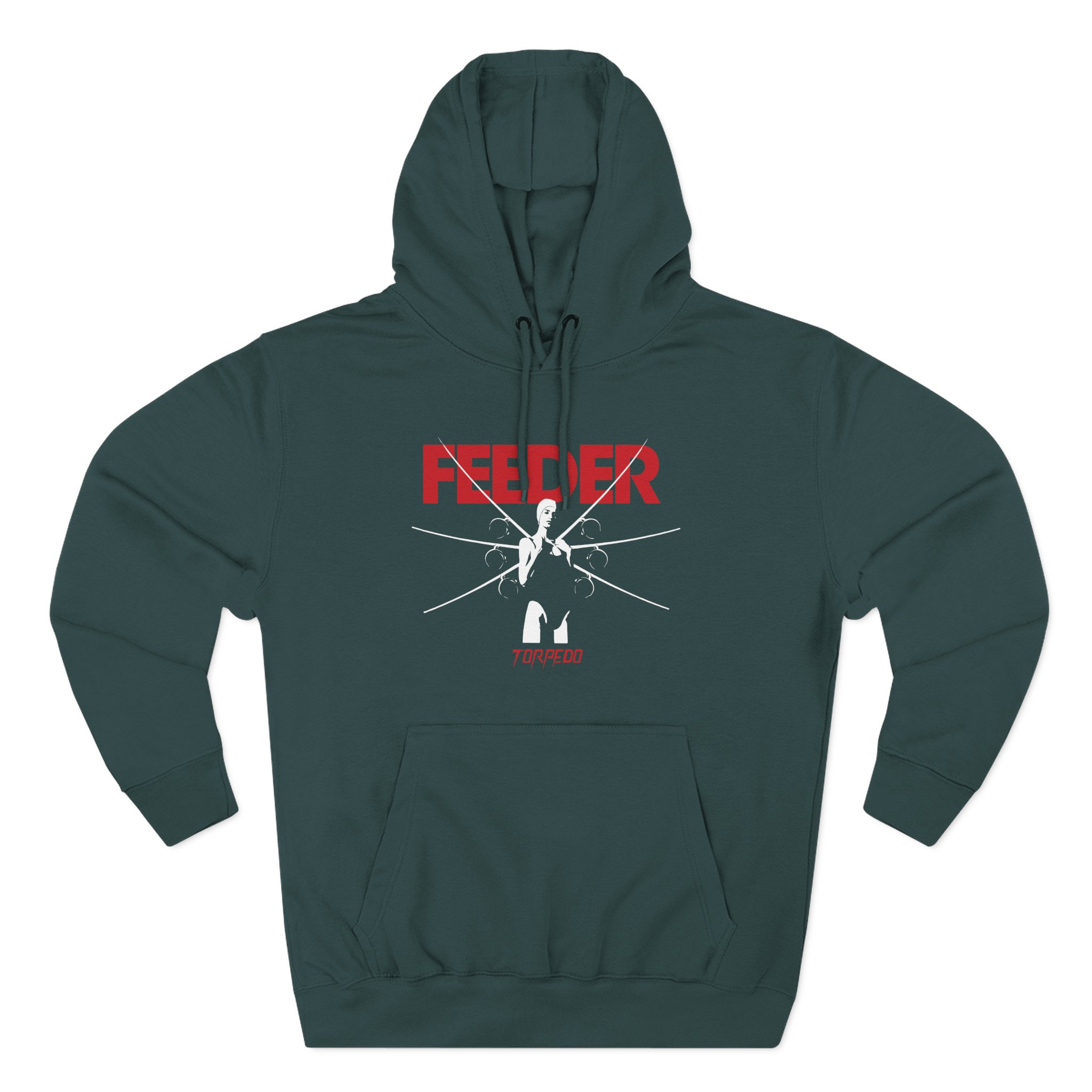 Feeder Torpedo Three-Panel Fleece Hoodie