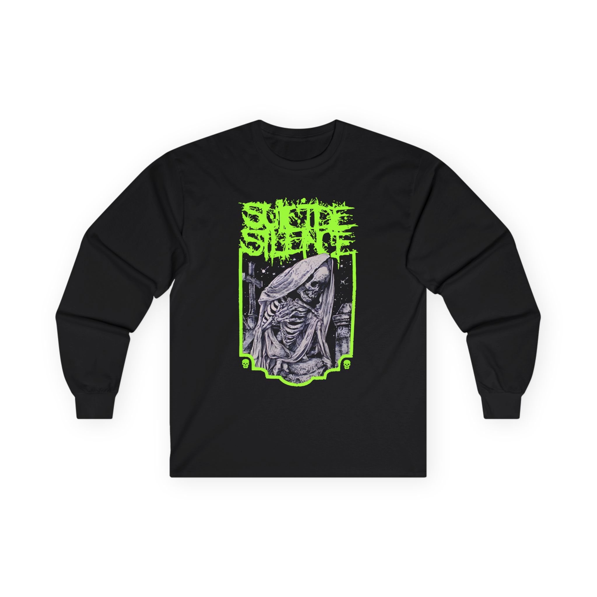 Suicide Silence Unanswered Neon Unisex Ultra Cotton Long Sleeve Tee