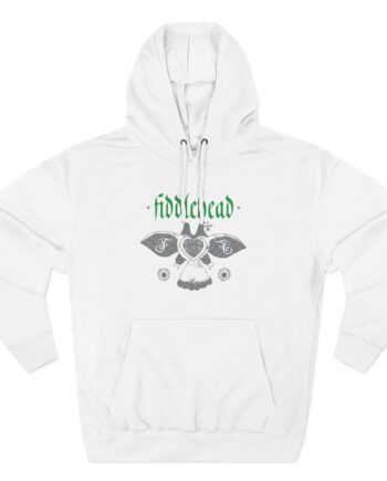Fiddlehead Dove Three-Panel Fleece Hoodie