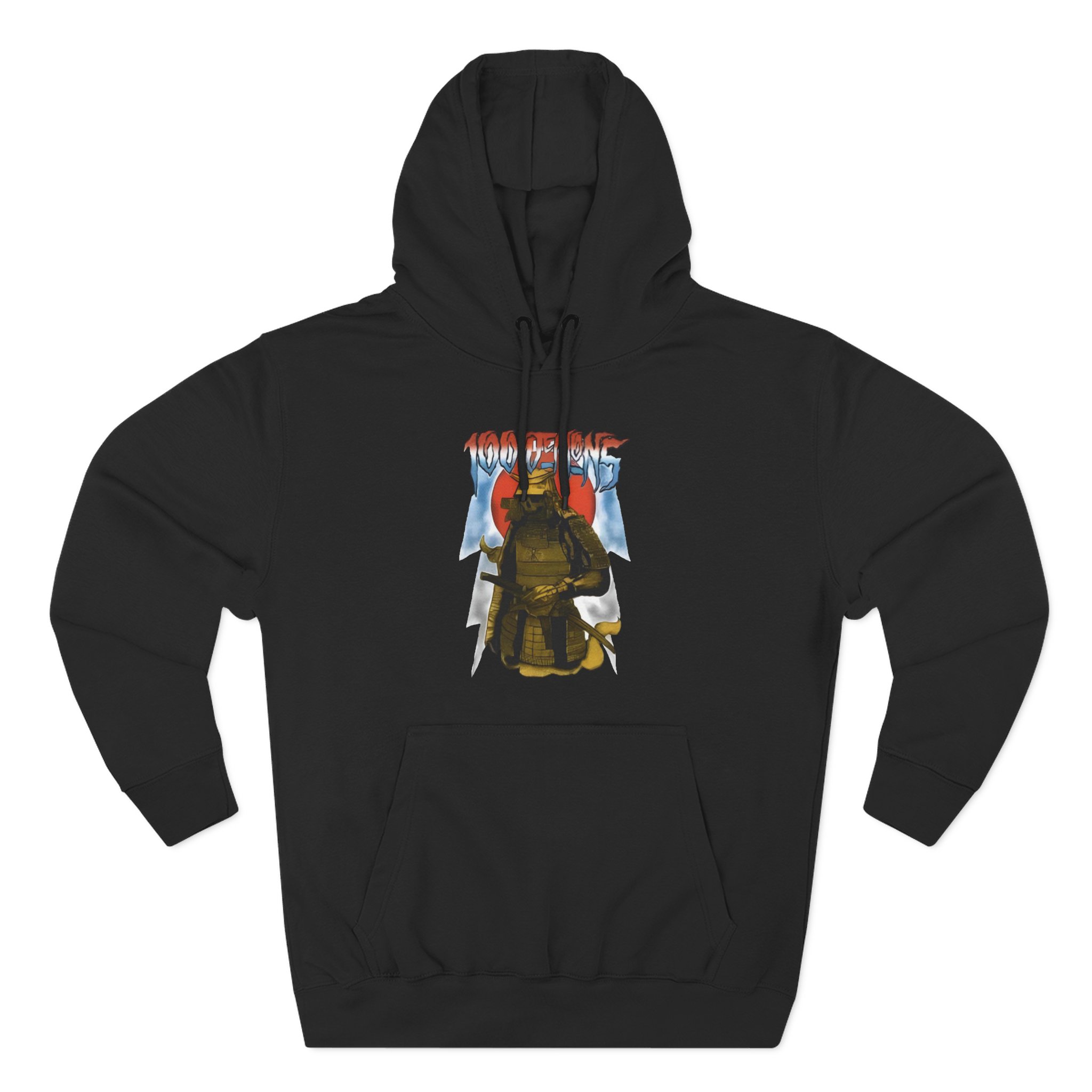 100 Demons Three-Panel Fleece Hoodie