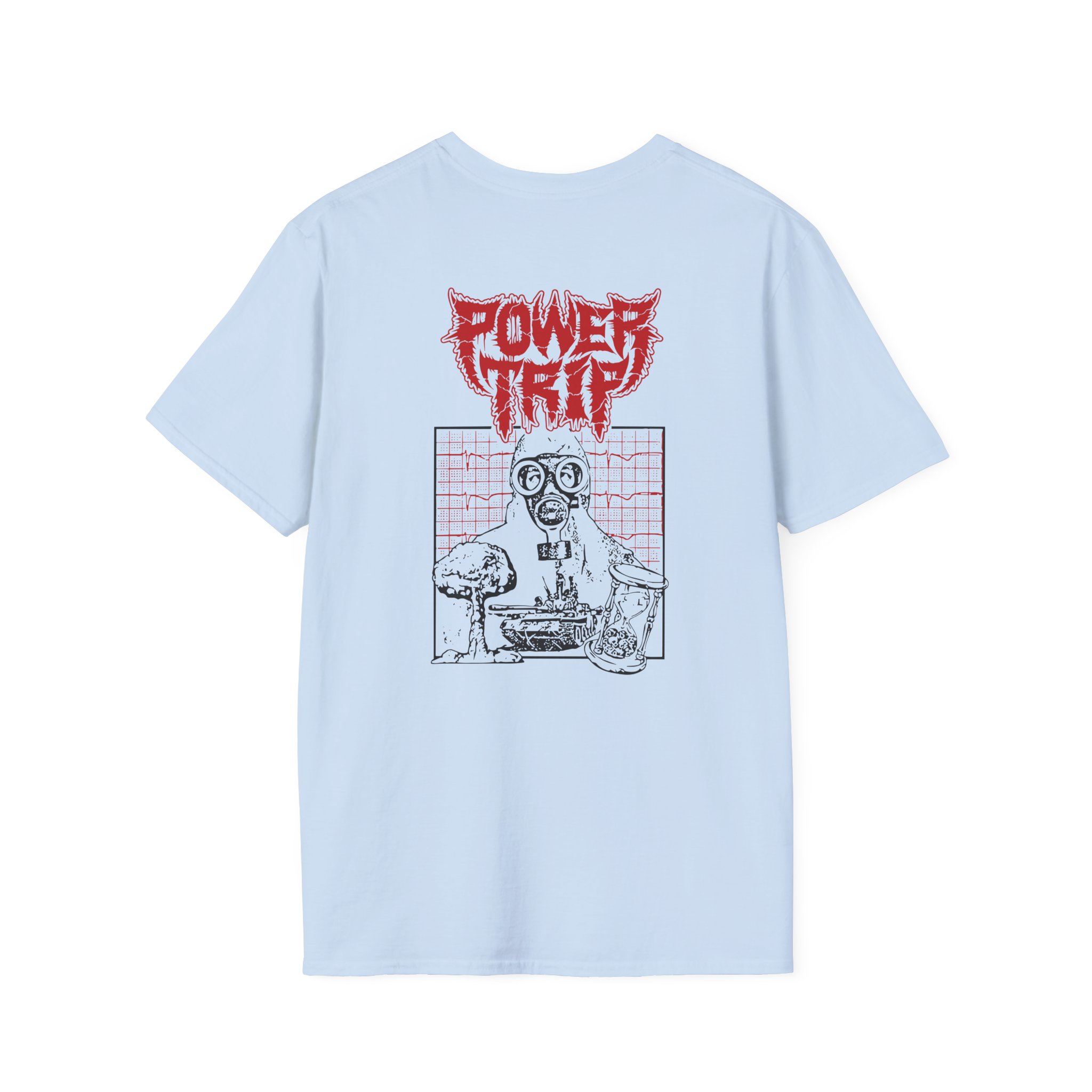 Power Trip Gas Mask Unisex Softstyle T-Shirt