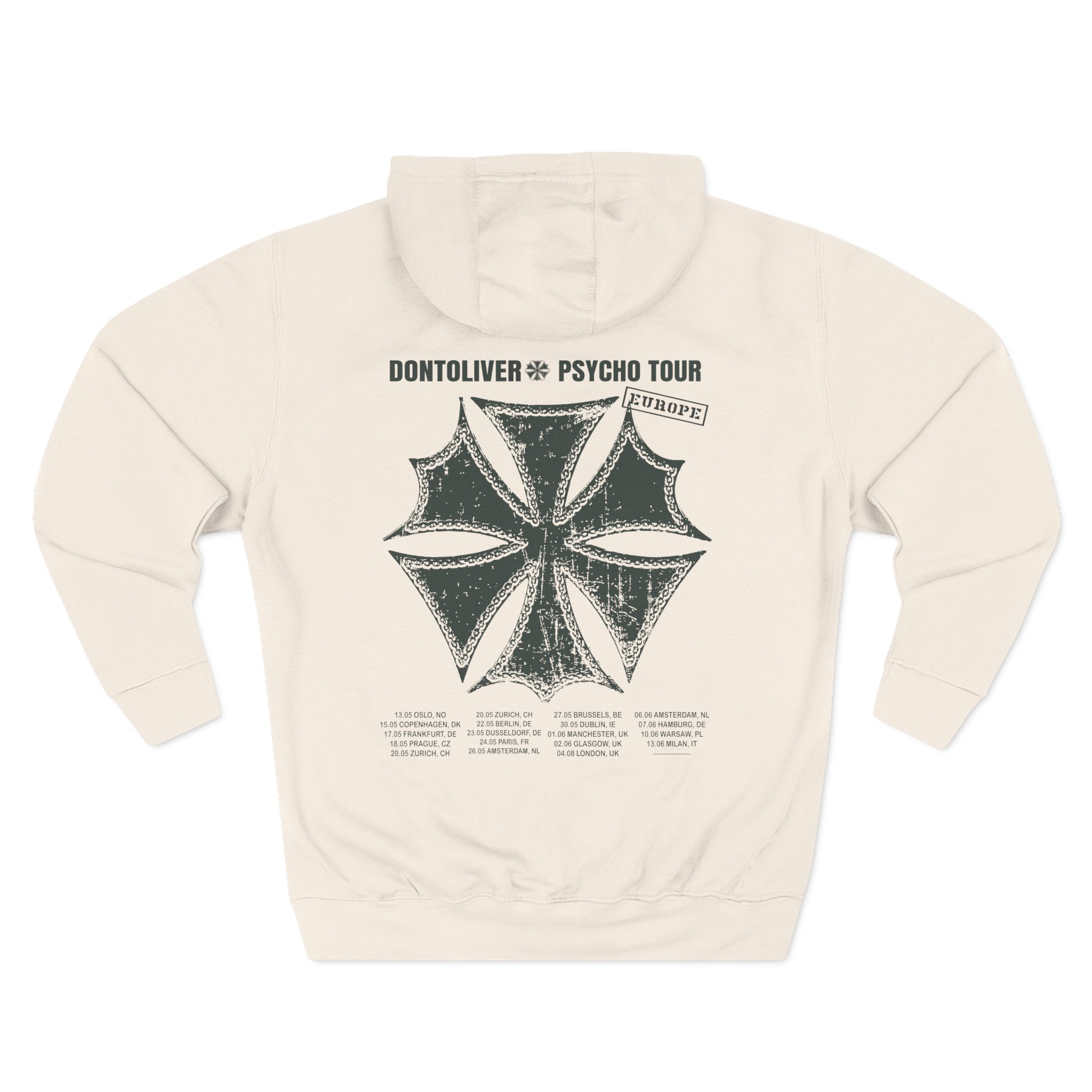 Don Toliver Psycho Tour Emblem Three-Panel Fleece Hoodie