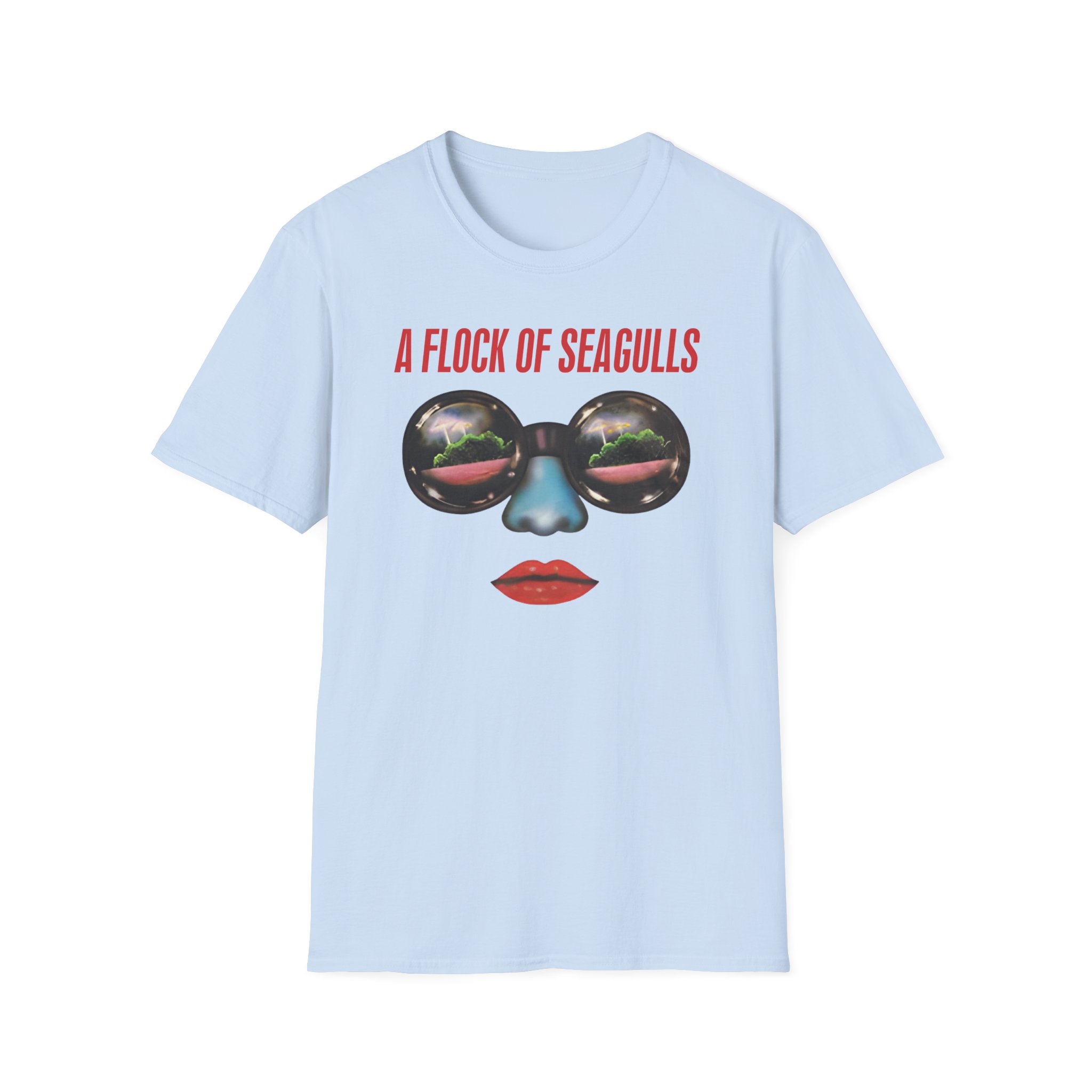 A Flock of Seagulls Us 1982 Tour Unisex Softstyle T-Shirt