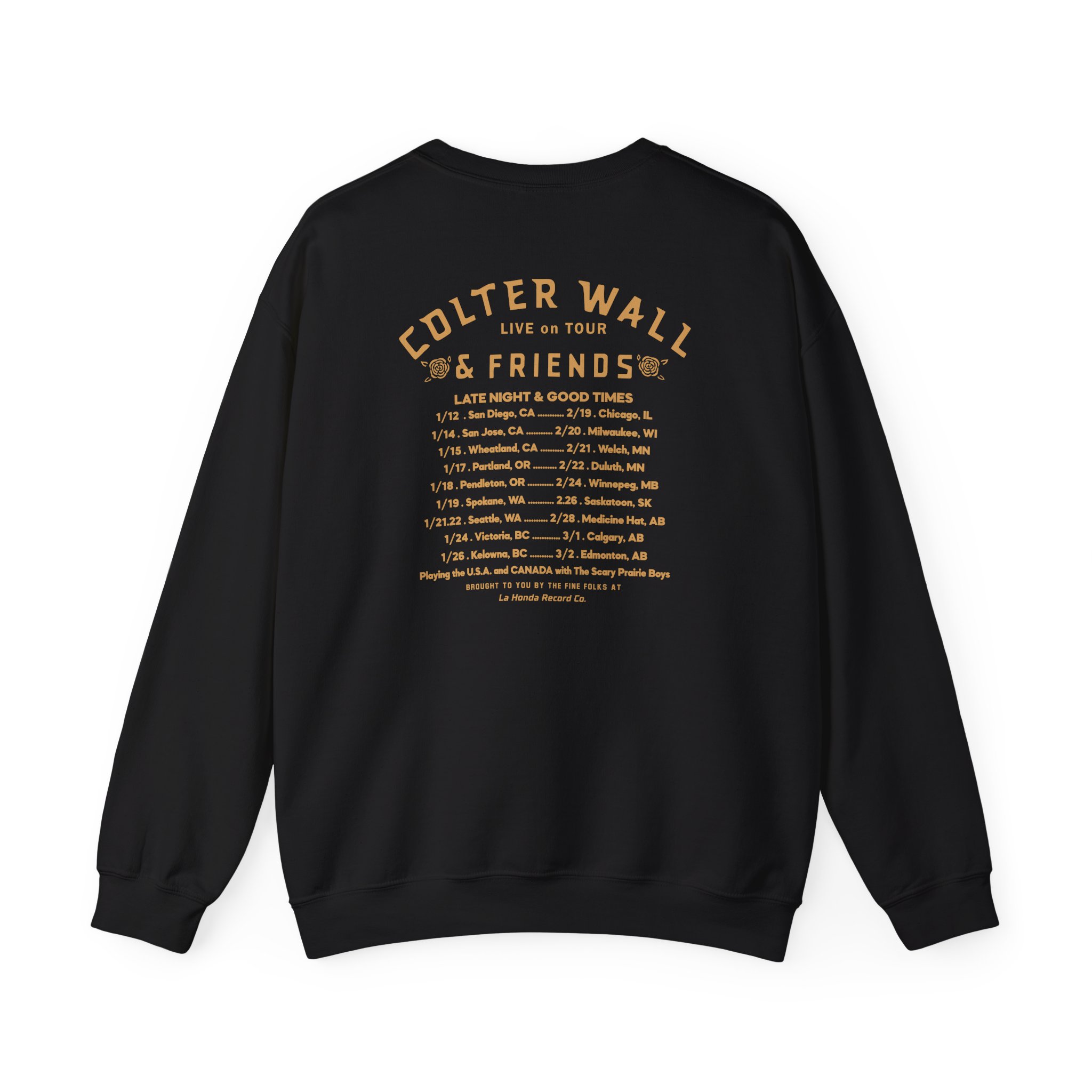 Colter Wall & Friends In Concert Unisex Heavy Blendâ„¢ Crewneck Sweatshirt