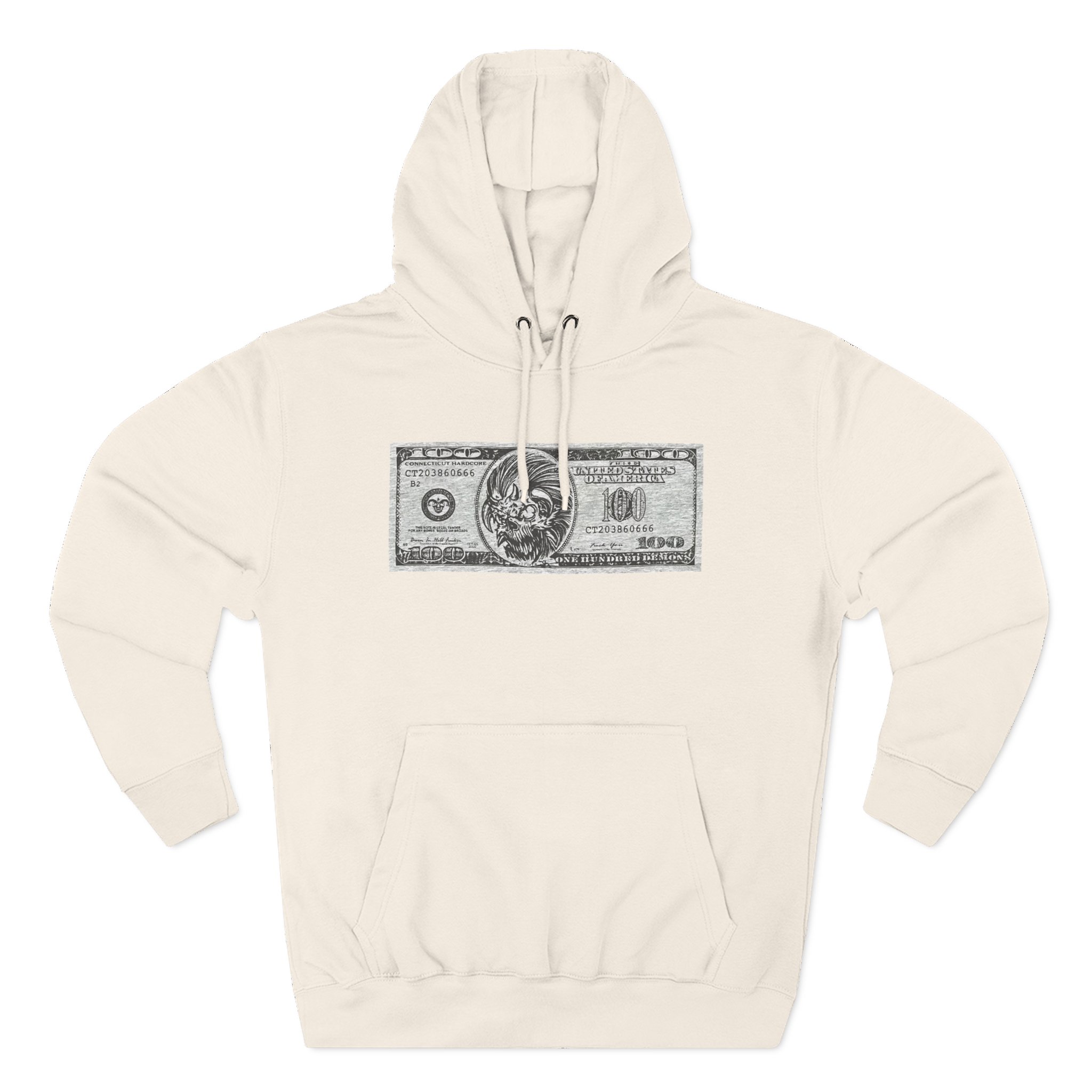 100 Demons Connecticut Hardcore Three-Panel Fleece Hoodie