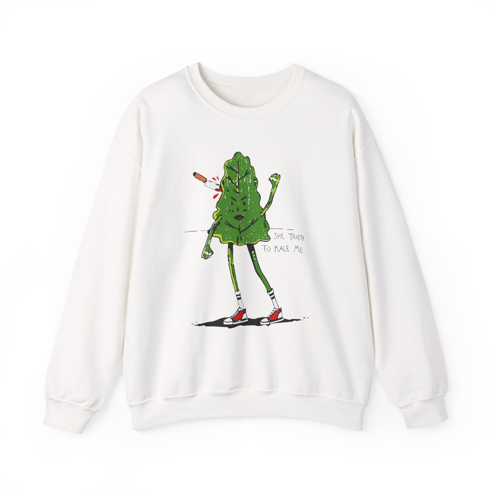 Chad Chad She Tired Kale Me Unisex Heavy Blendâ„¢ Crewneck Sweatshirt