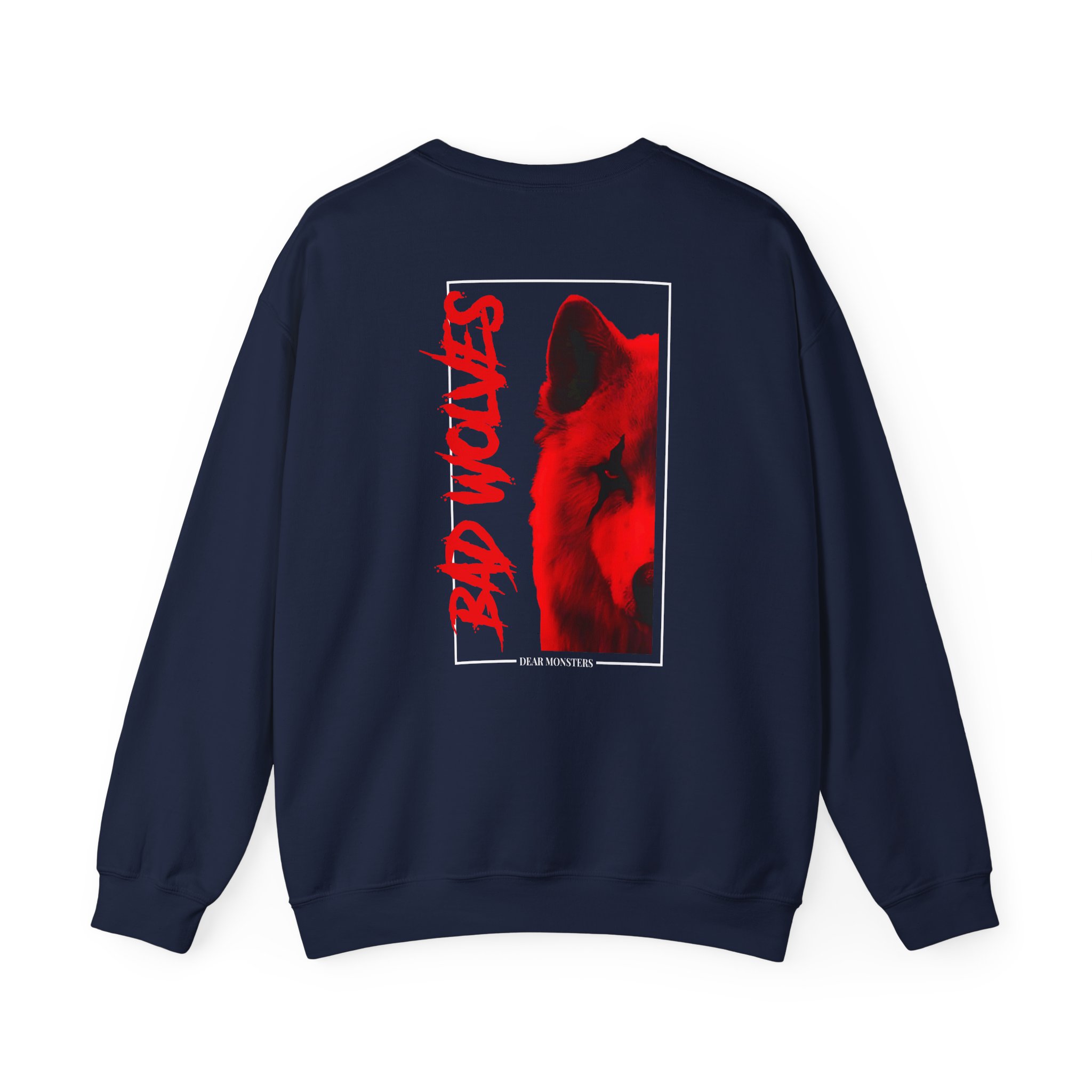 Bad Wolves Dear Monsters Album Unisex Heavy Blendâ„¢ Crewneck Sweatshirt