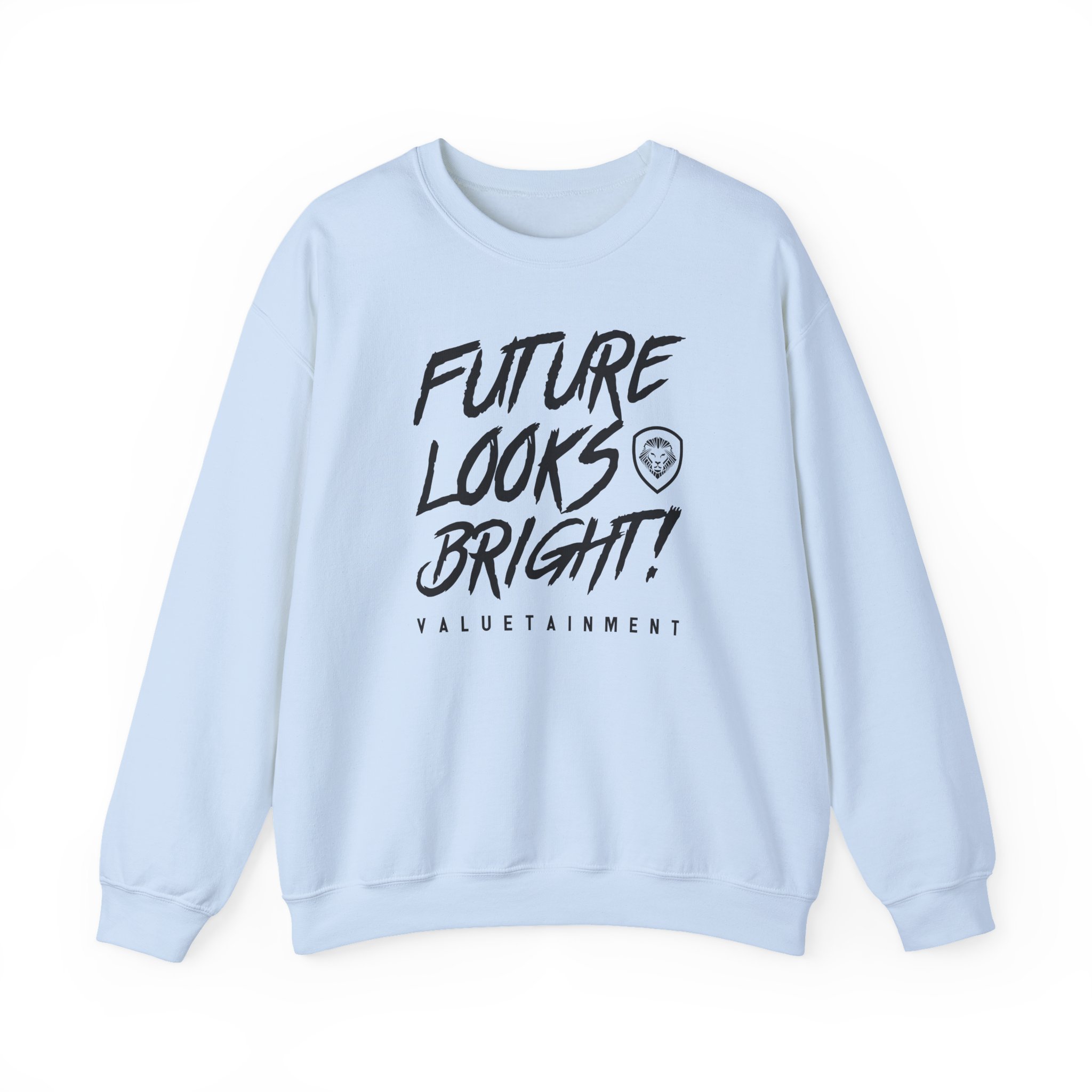 Valuetainment Future Looks Bright Unisex Heavy Blendâ„¢ Crewneck Sweatshirt