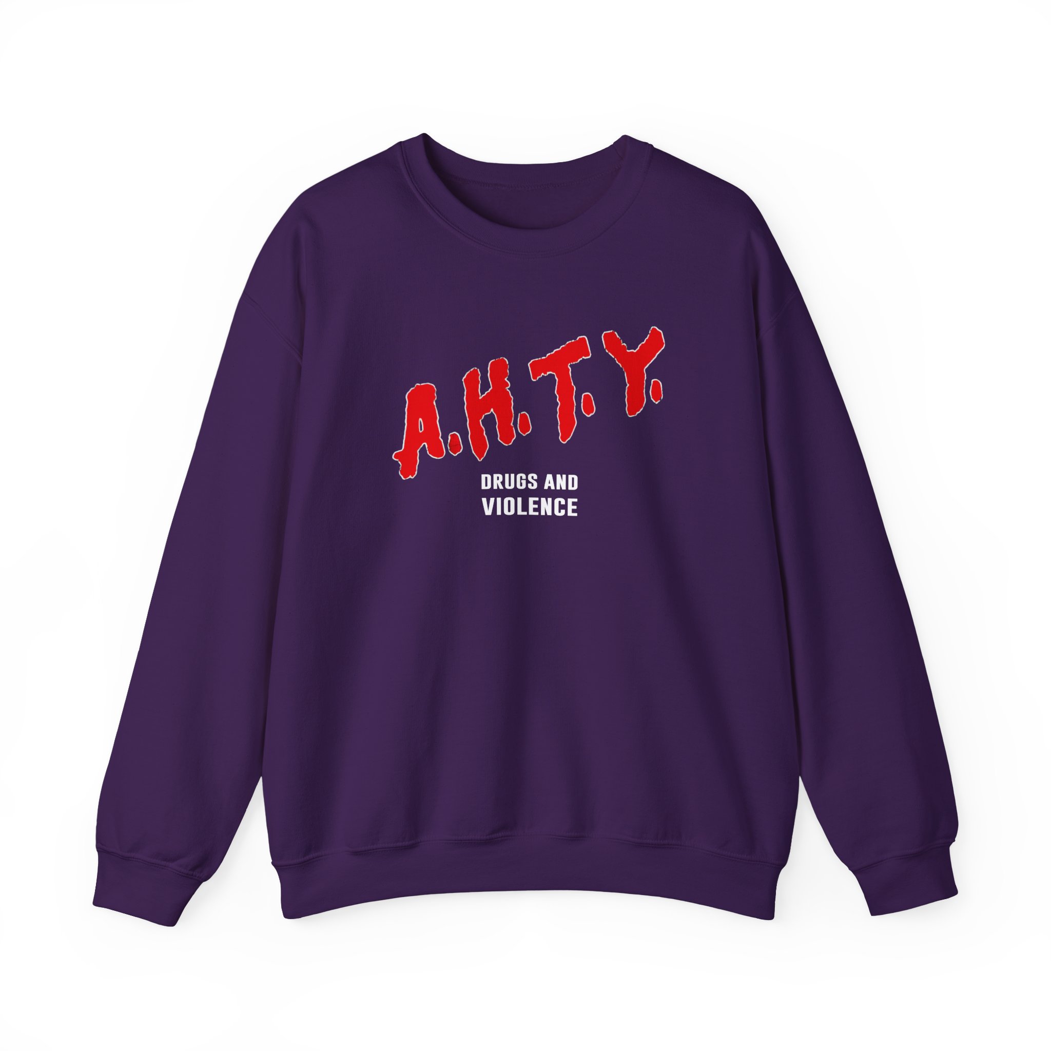 All Hail the Yeti Drugs and Violence Unisex Heavy Blendâ„¢ Crewneck Sweatshirt