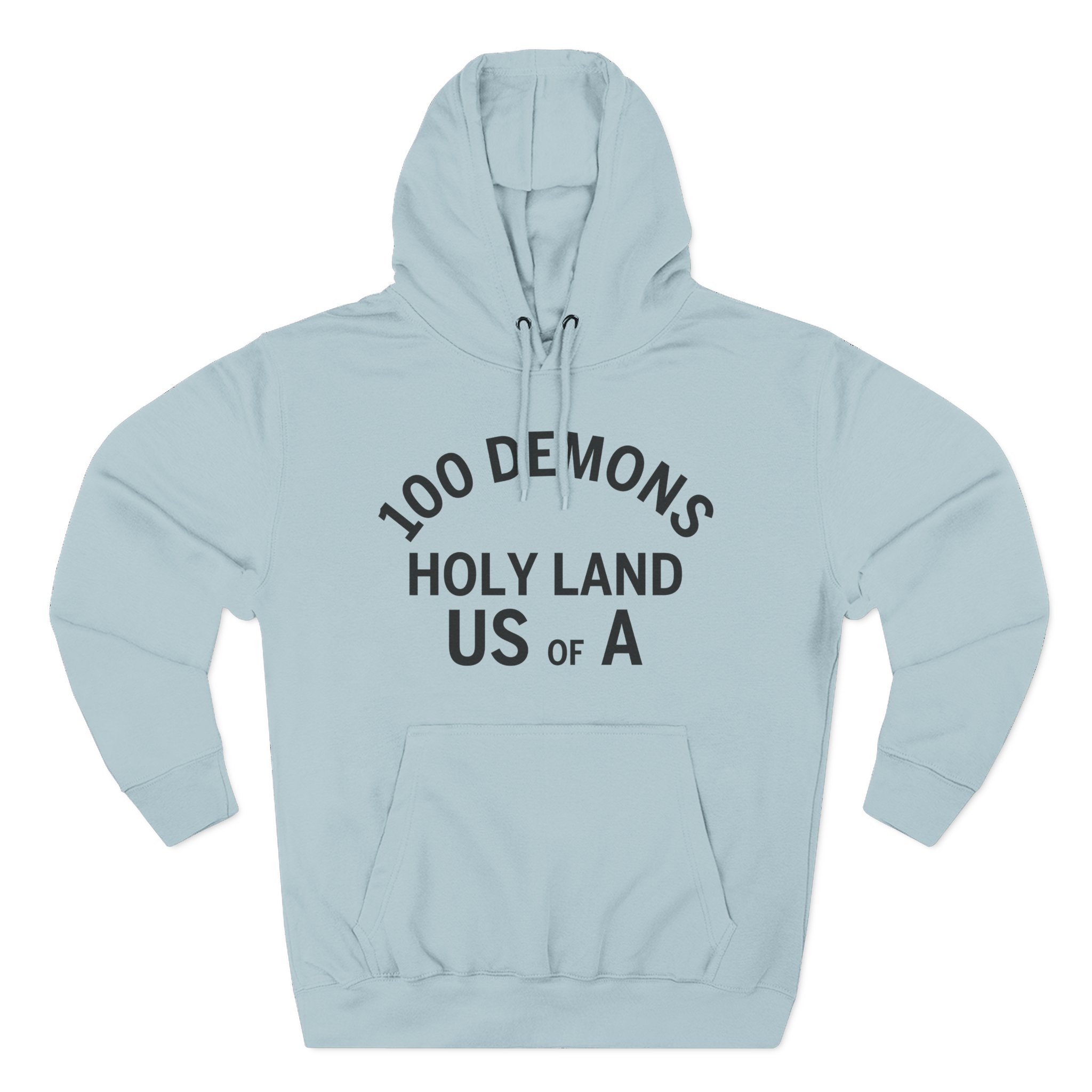 100 Demons Holyland Three-Panel Fleece Hoodie