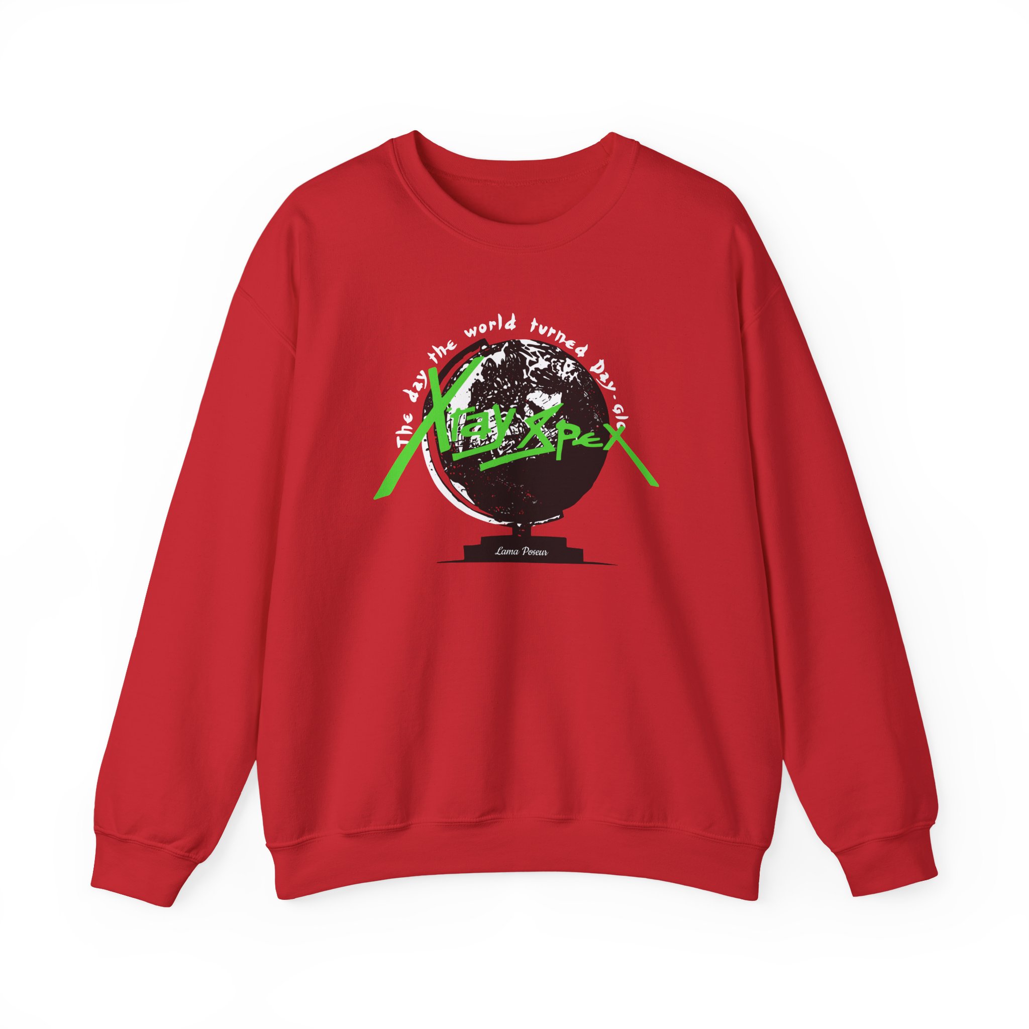 X-ray Spex Day-Glo Globe Unisex Heavy Blendâ„¢ Crewneck Sweatshirt