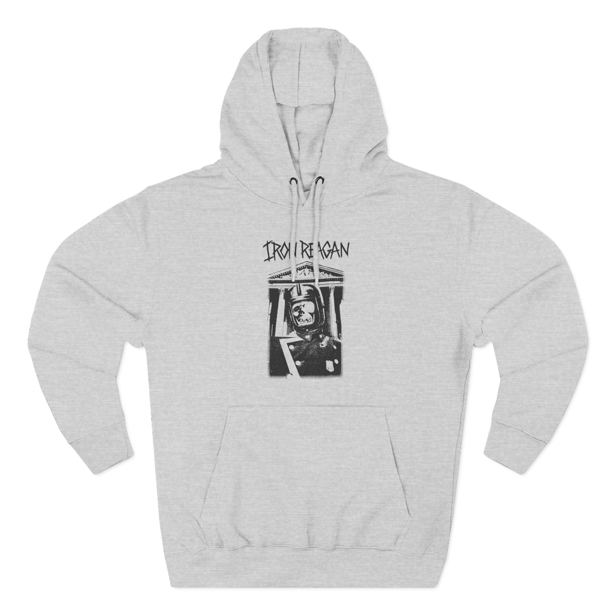 Iron Reagan Rewind Black Ink Three-Panel Fleece Hoodie