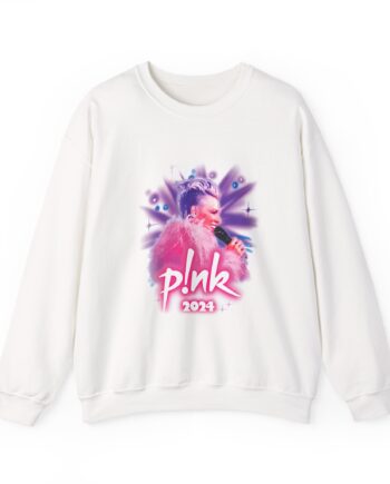 Pink Airbrushed 2024 Unisex Heavy Blend™ Crewneck Sweatshirt
