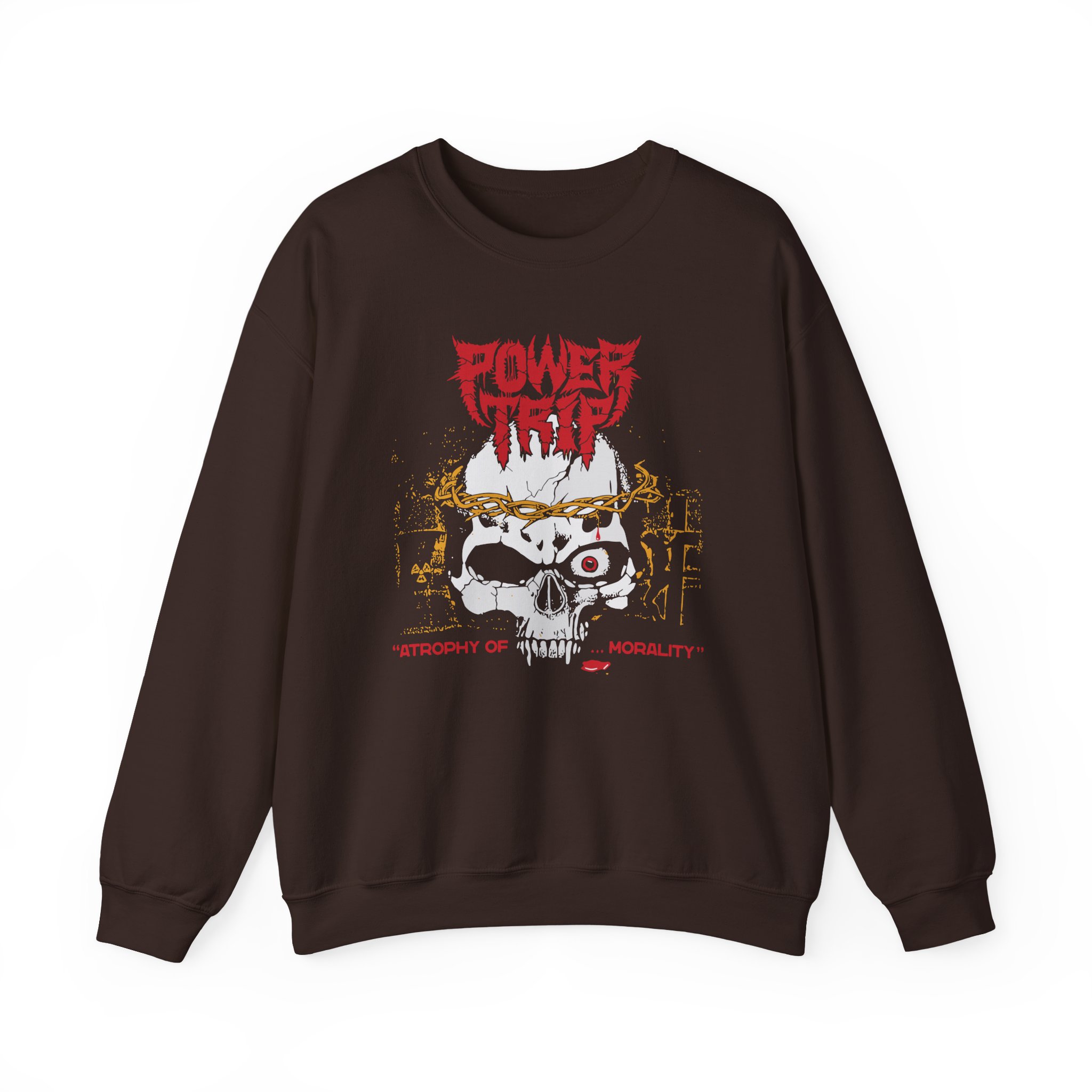 Power Trip Atrophy Unisex Heavy Blendâ„¢ Crewneck Sweatshirt