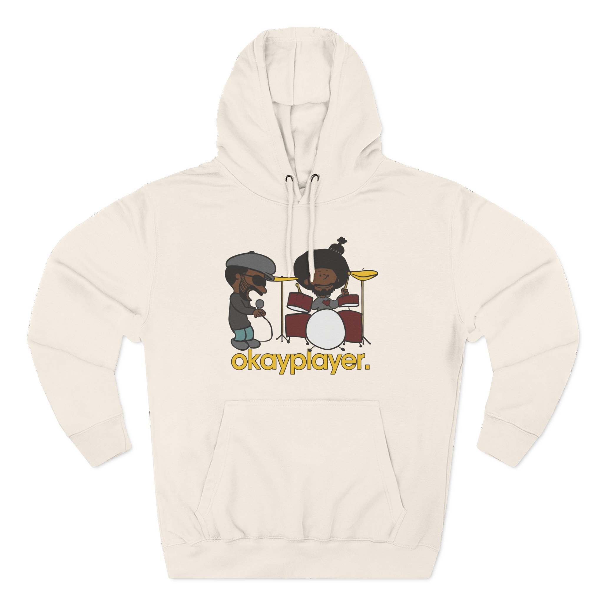 The Roots Black Thought & Questlove Okayplayer Three-Panel Fleece Hoodie