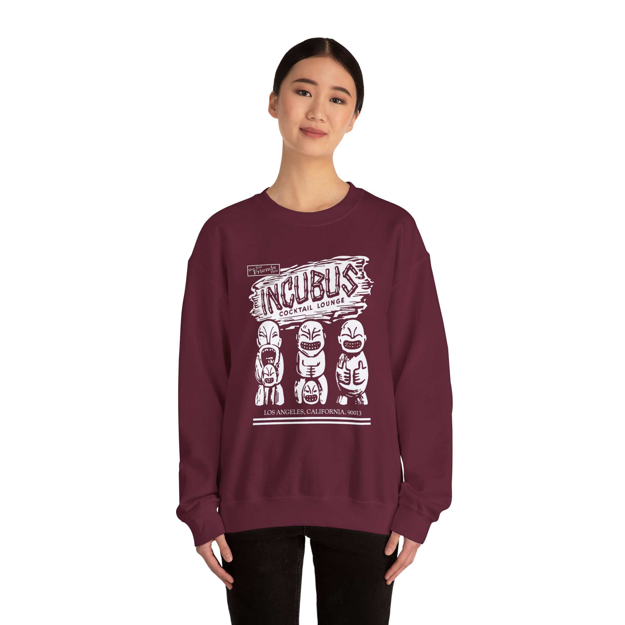 Incubus Cocktail Lounge Unisex Heavy Blendâ„¢ Crewneck Sweatshirt