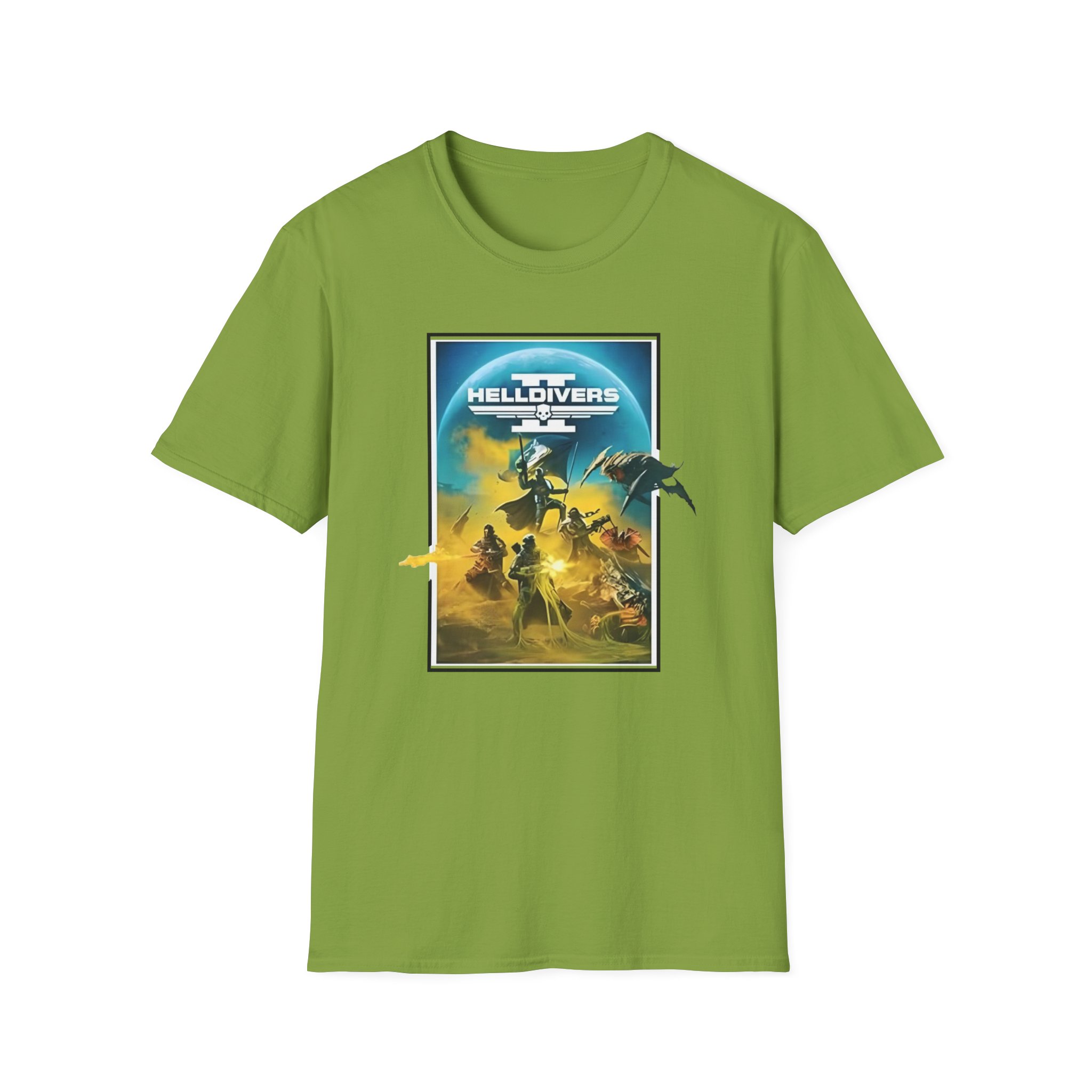 Helldivers Key Art Unisex Softstyle T-Shirt