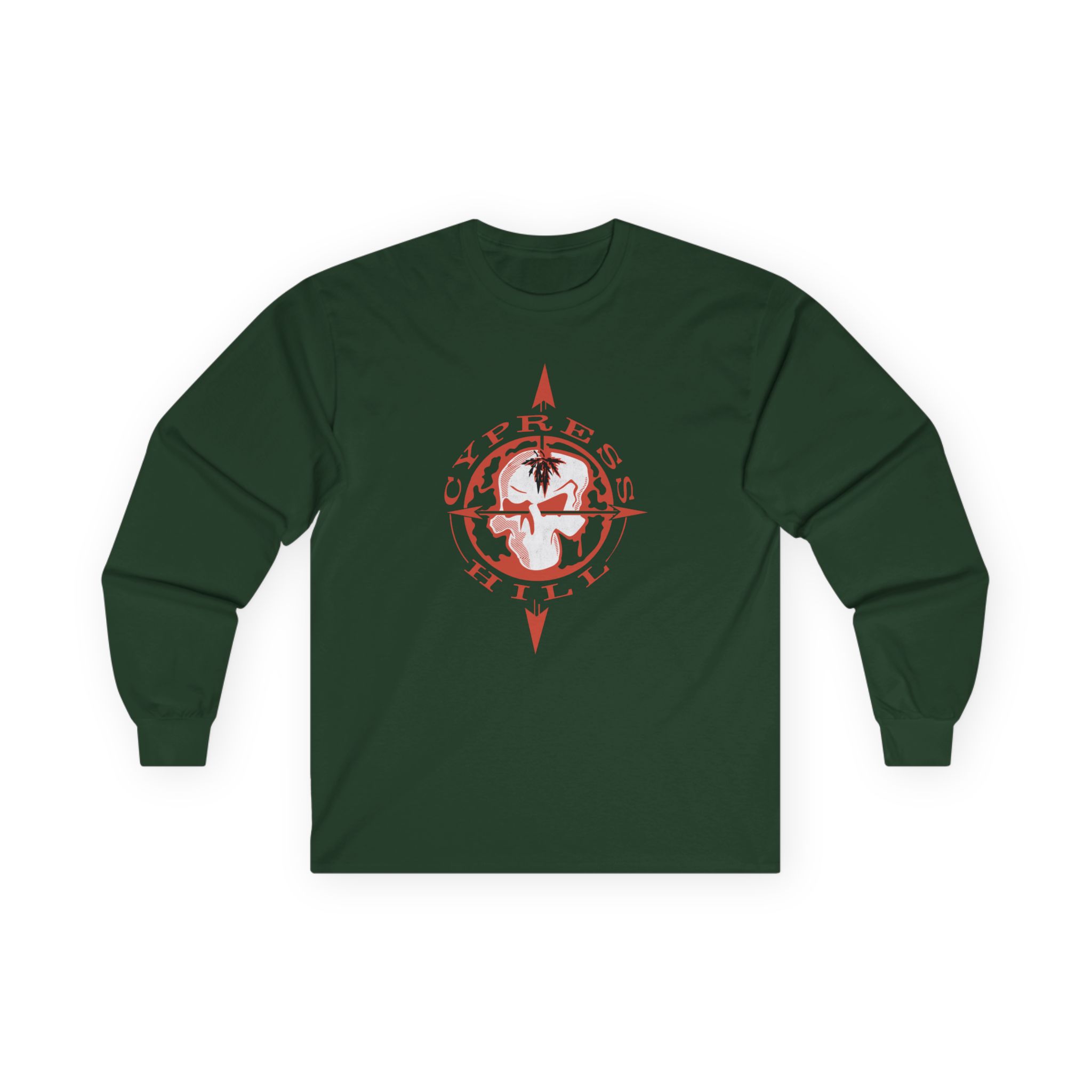 Cypress Hill Skull N Compass Unisex Ultra Cotton Long Sleeve Tee