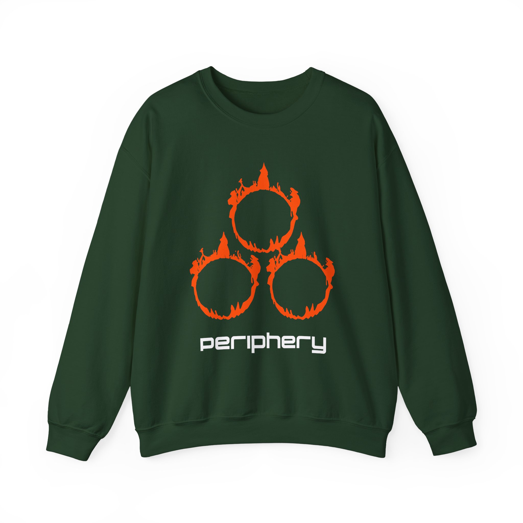 Periphery Circle Flames Unisex Heavy Blendâ„¢ Crewneck Sweatshirt