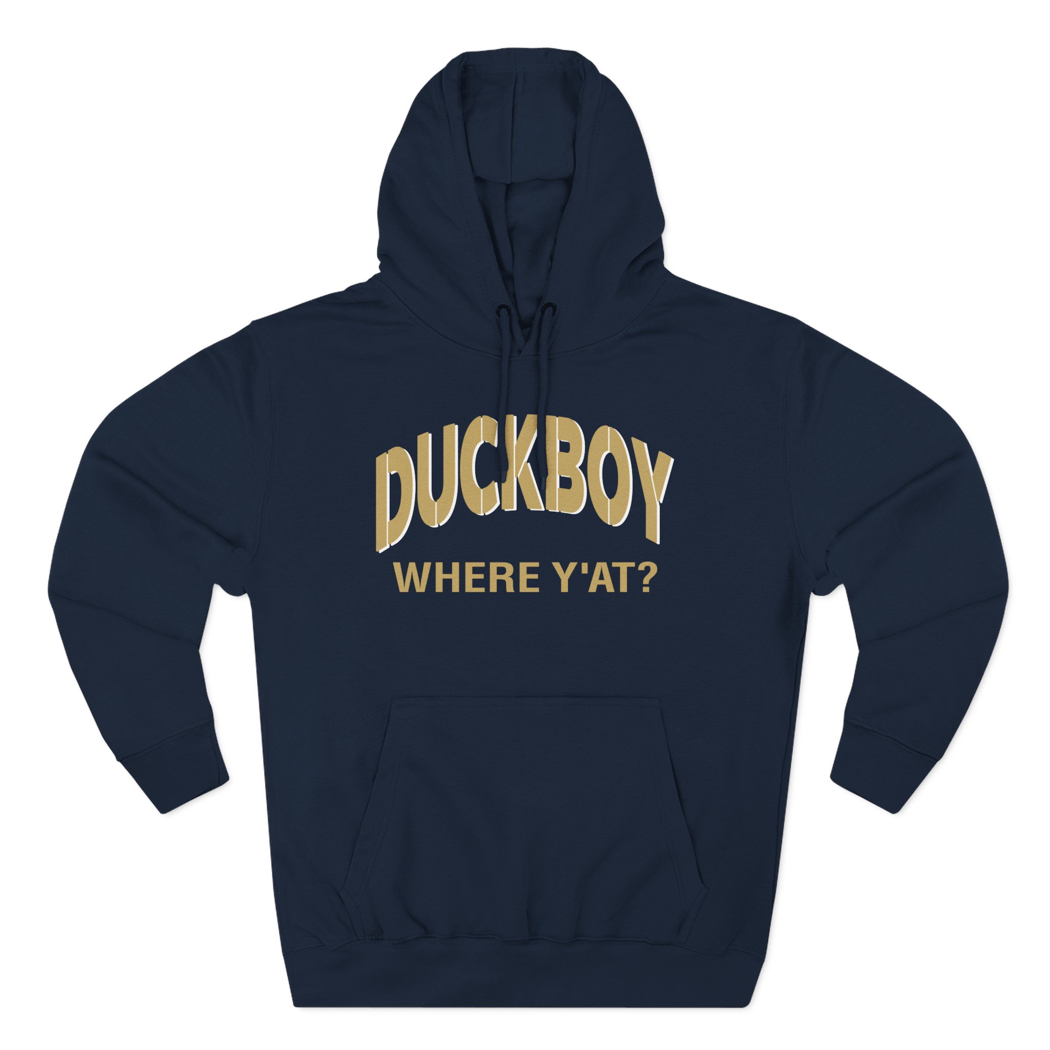 Duckboy Three-Panel Fleece Hoodie