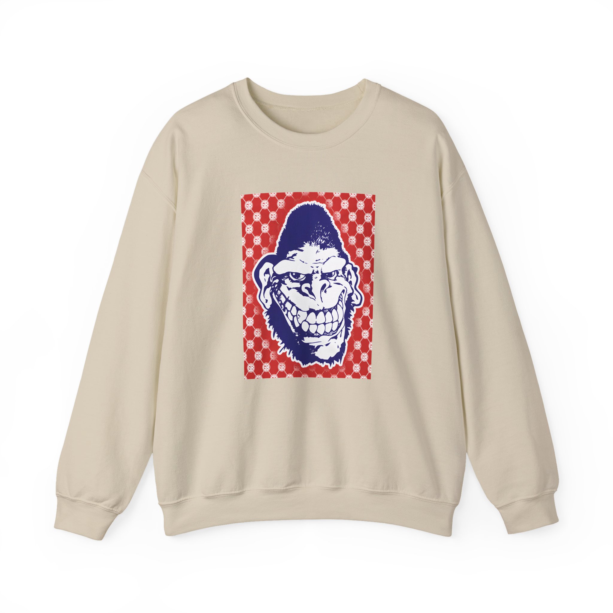 Gorilla Biscuits Gb Pattern Unisex Heavy Blendâ„¢ Crewneck Sweatshirt