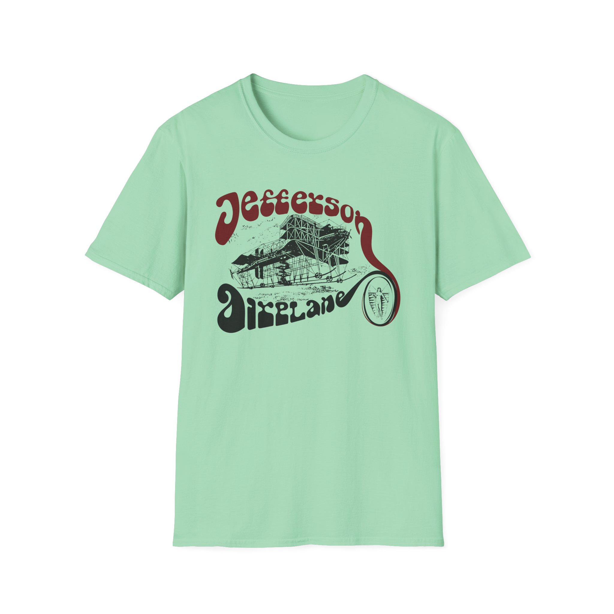 Jefferson Airplane Vintage Plane Unisex Softstyle T-Shirt