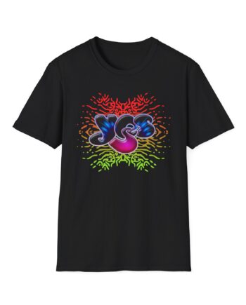 Yes Rainbow Abstract Logo Unisex Softstyle T-Shirt