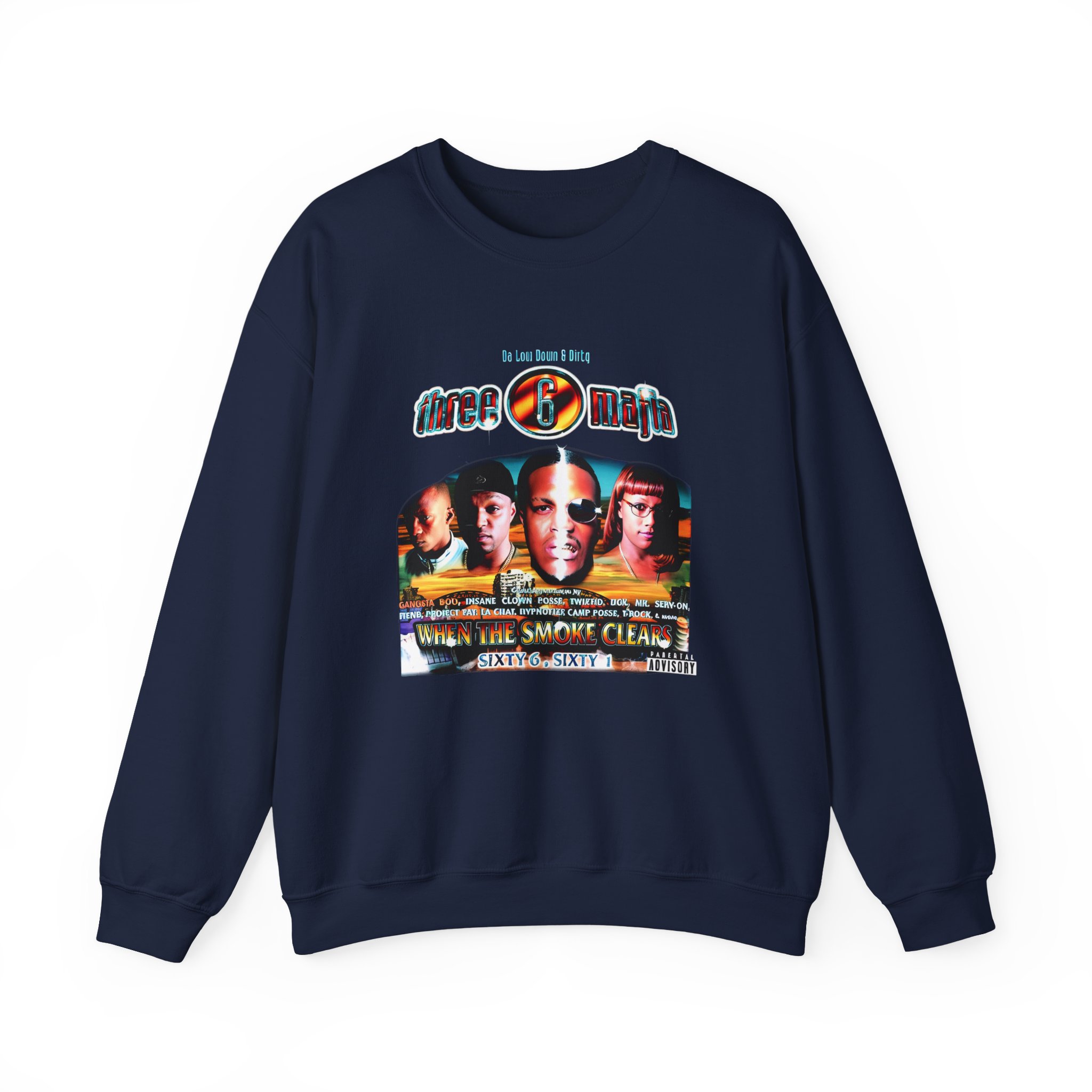 Three 6 Mafia When the Smoke Clears Unisex Heavy Blendâ„¢ Crewneck Sweatshirt
