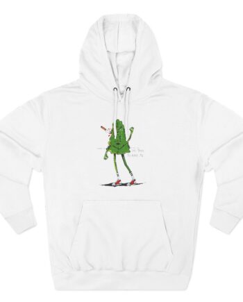 Chad Chad She Tired Kale Me Three-Panel Fleece Hoodie