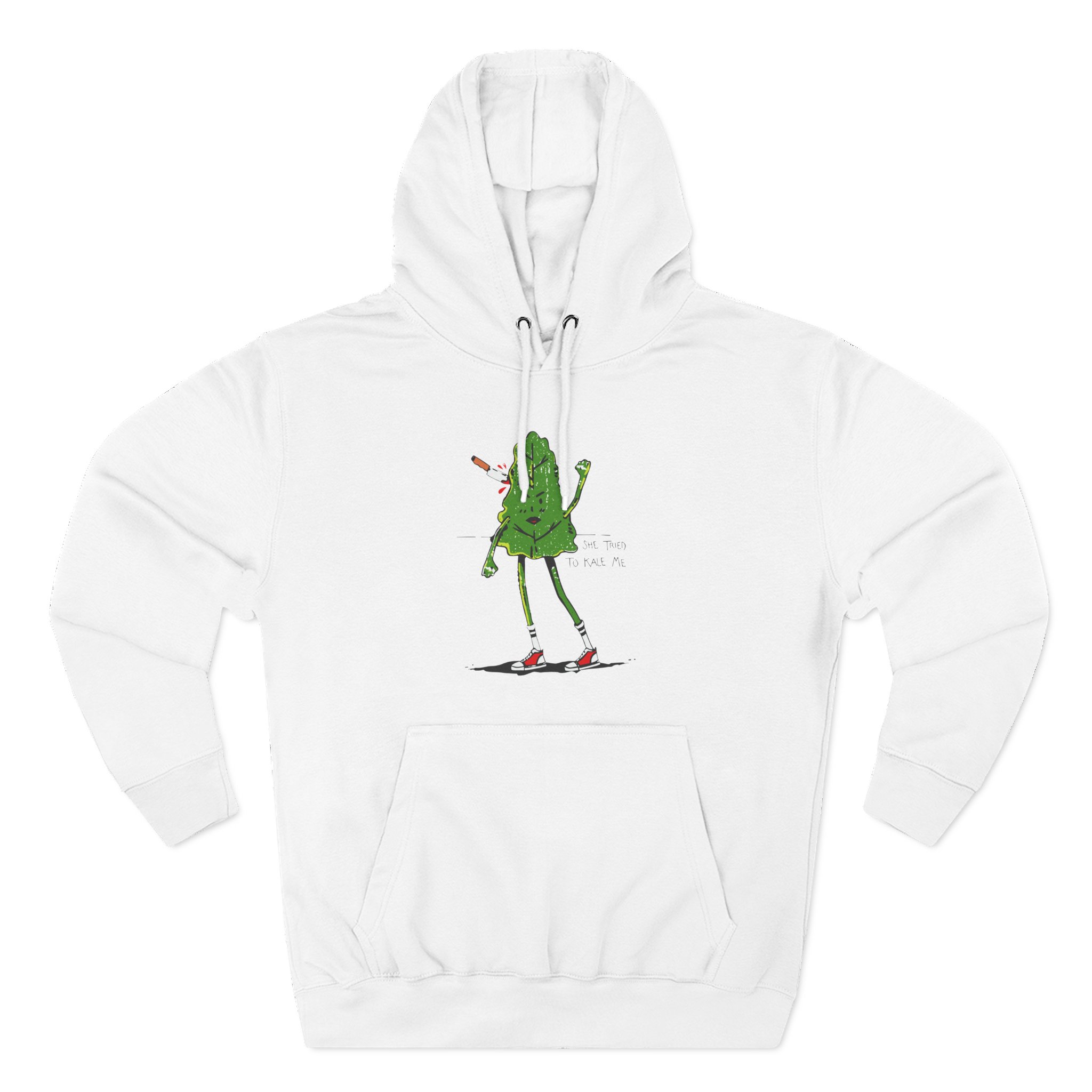 Chad Chad She Tired Kale Me Three-Panel Fleece Hoodie