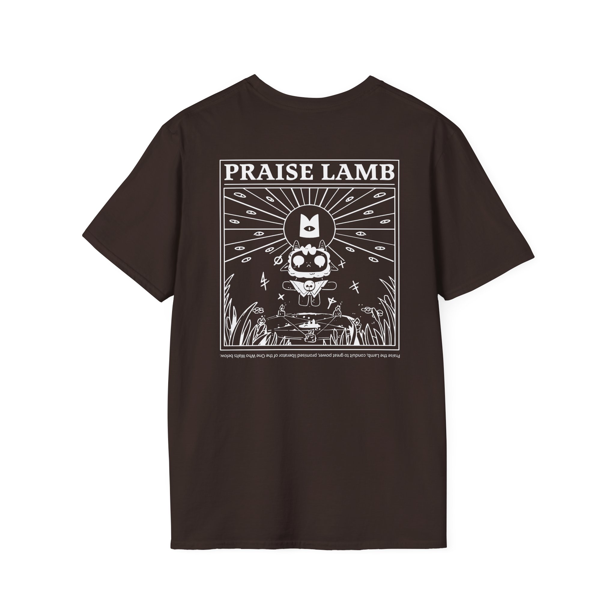 Cult of the Lamb Praise Lamb Unisex Softstyle T-Shirt