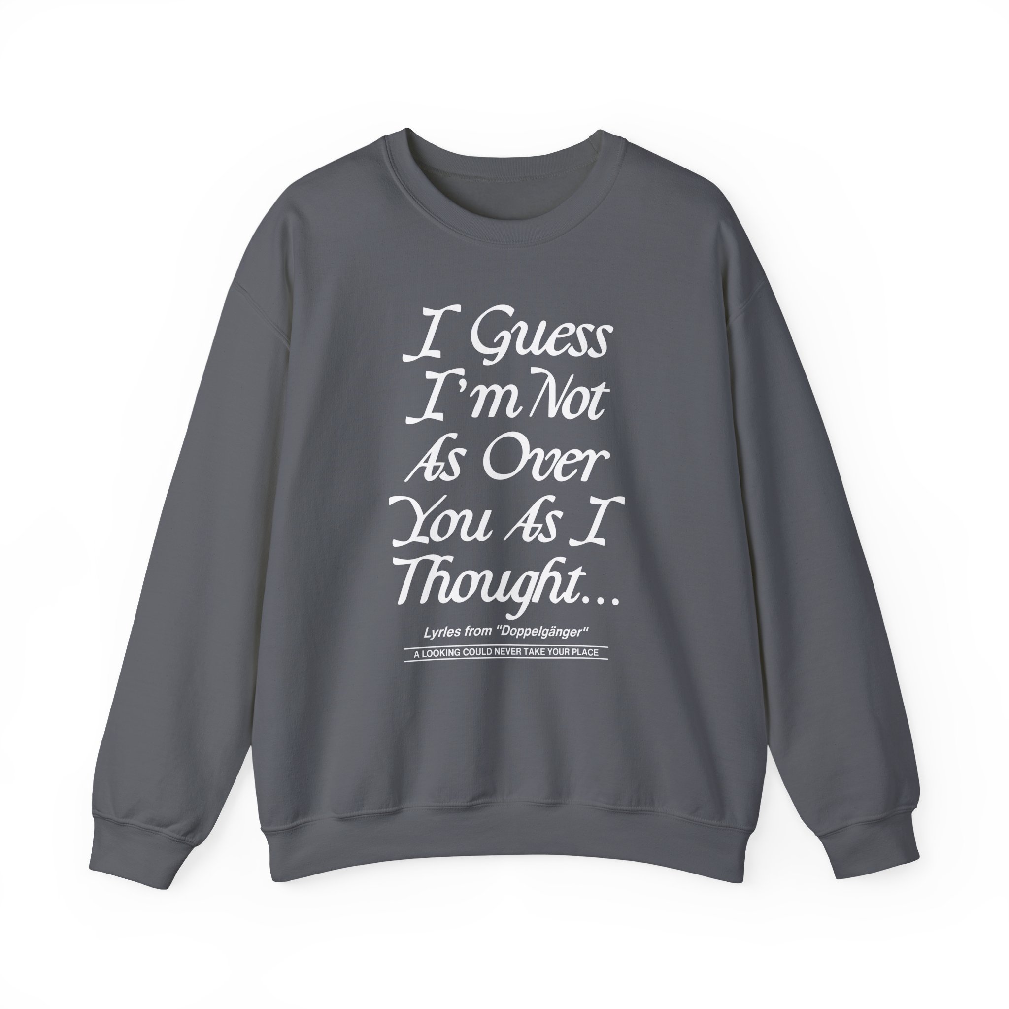 Joshua Bassett Doppelgänger Lyric Unisex Heavy Blend™ Crewneck Sweatshirt