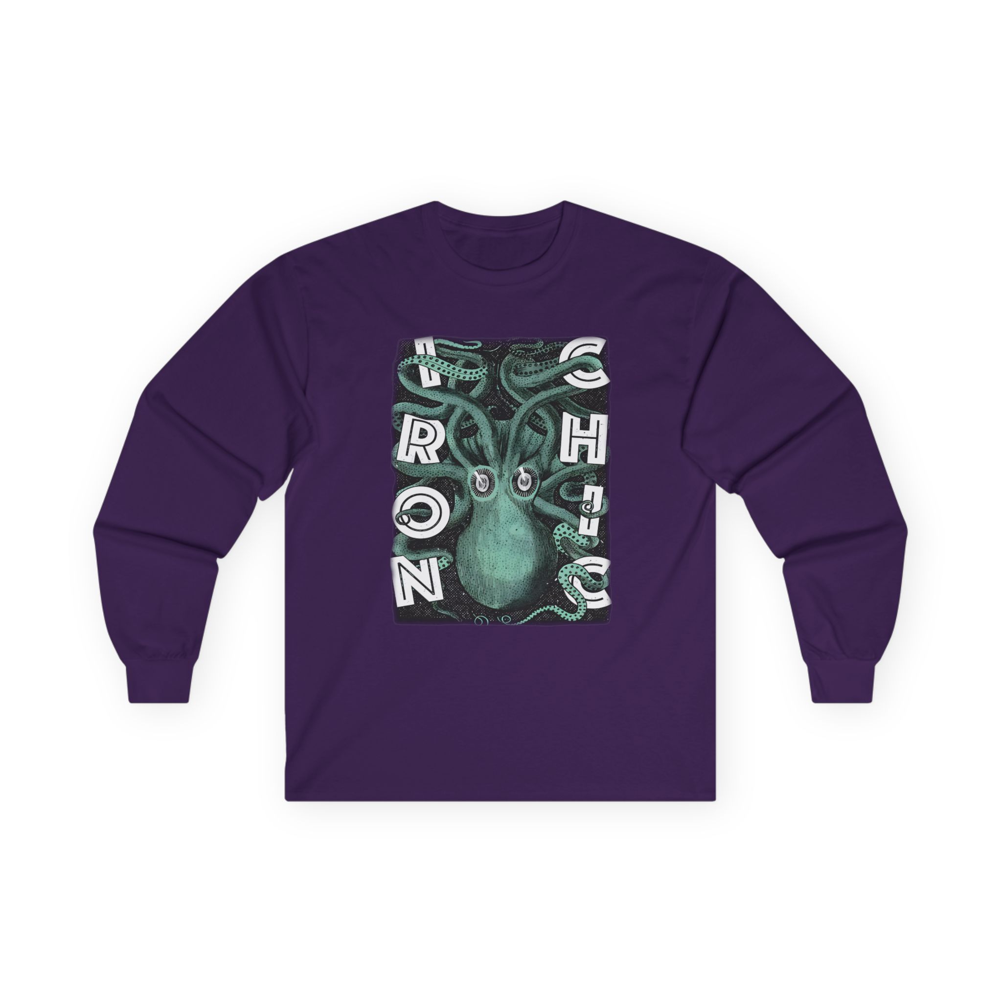 Iron Chic Octopus Unisex Ultra Cotton Long Sleeve Tee
