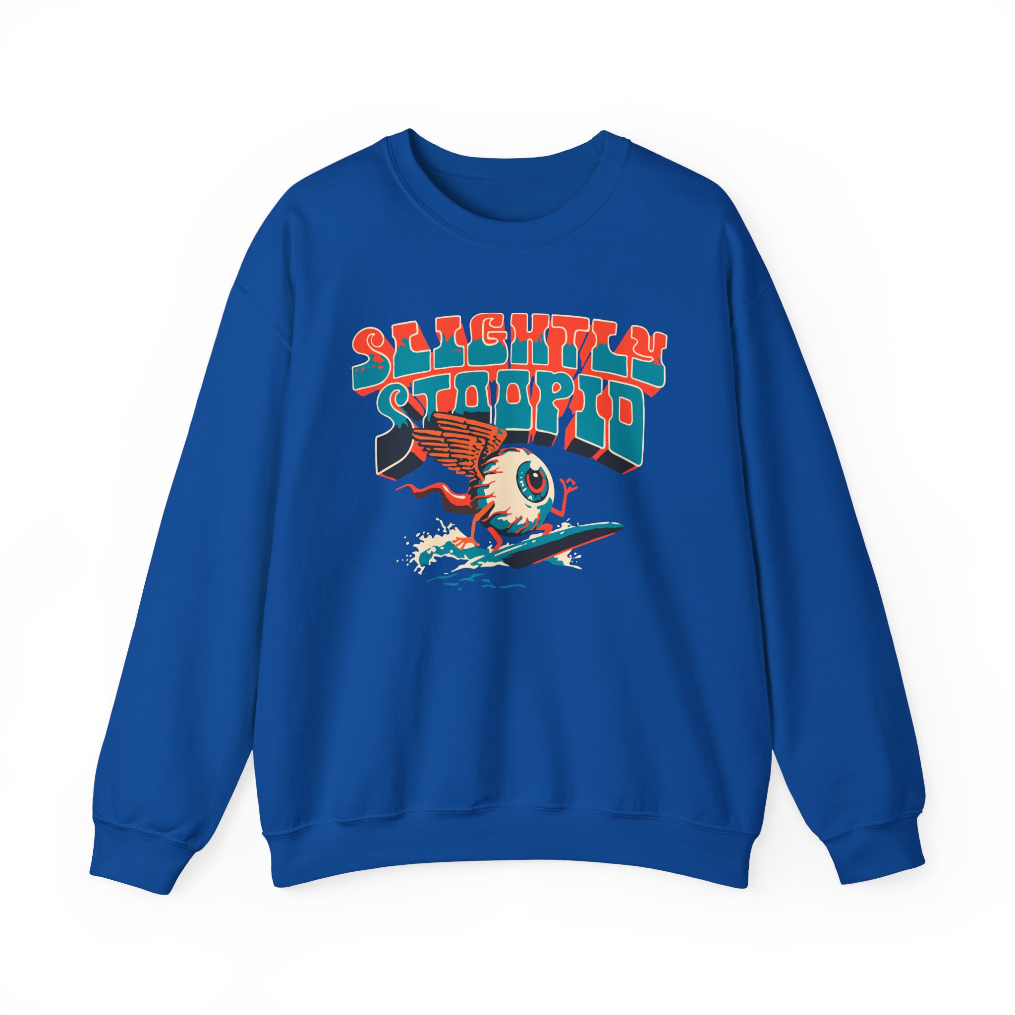 Slightly Stoopid Surfing Eyeball Unisex Heavy Blendâ„¢ Crewneck Sweatshirt