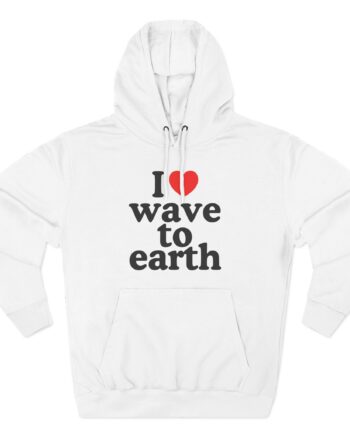 Wave to Earth Three-Panel Fleece Hoodie