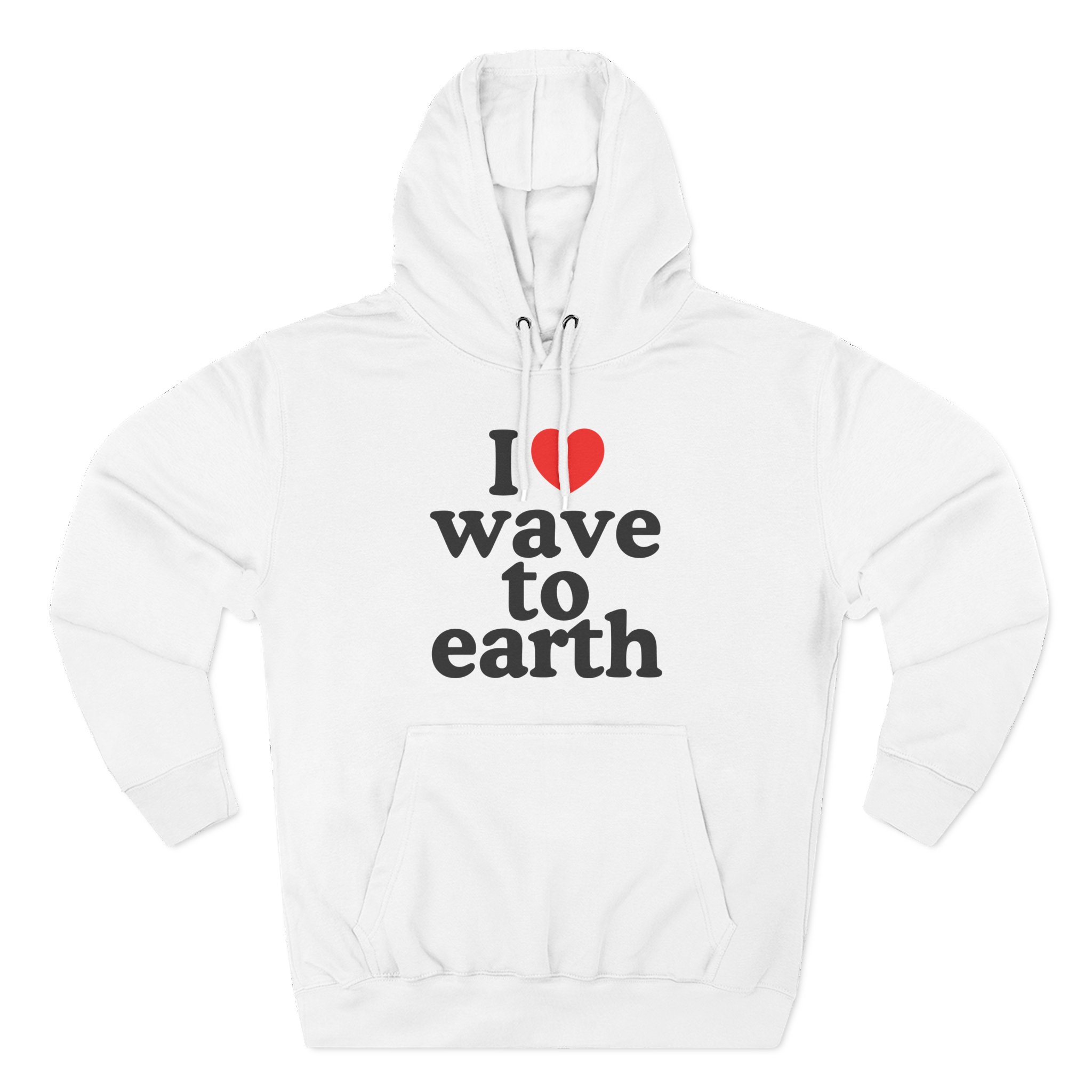 Wave to Earth Three-Panel Fleece Hoodie