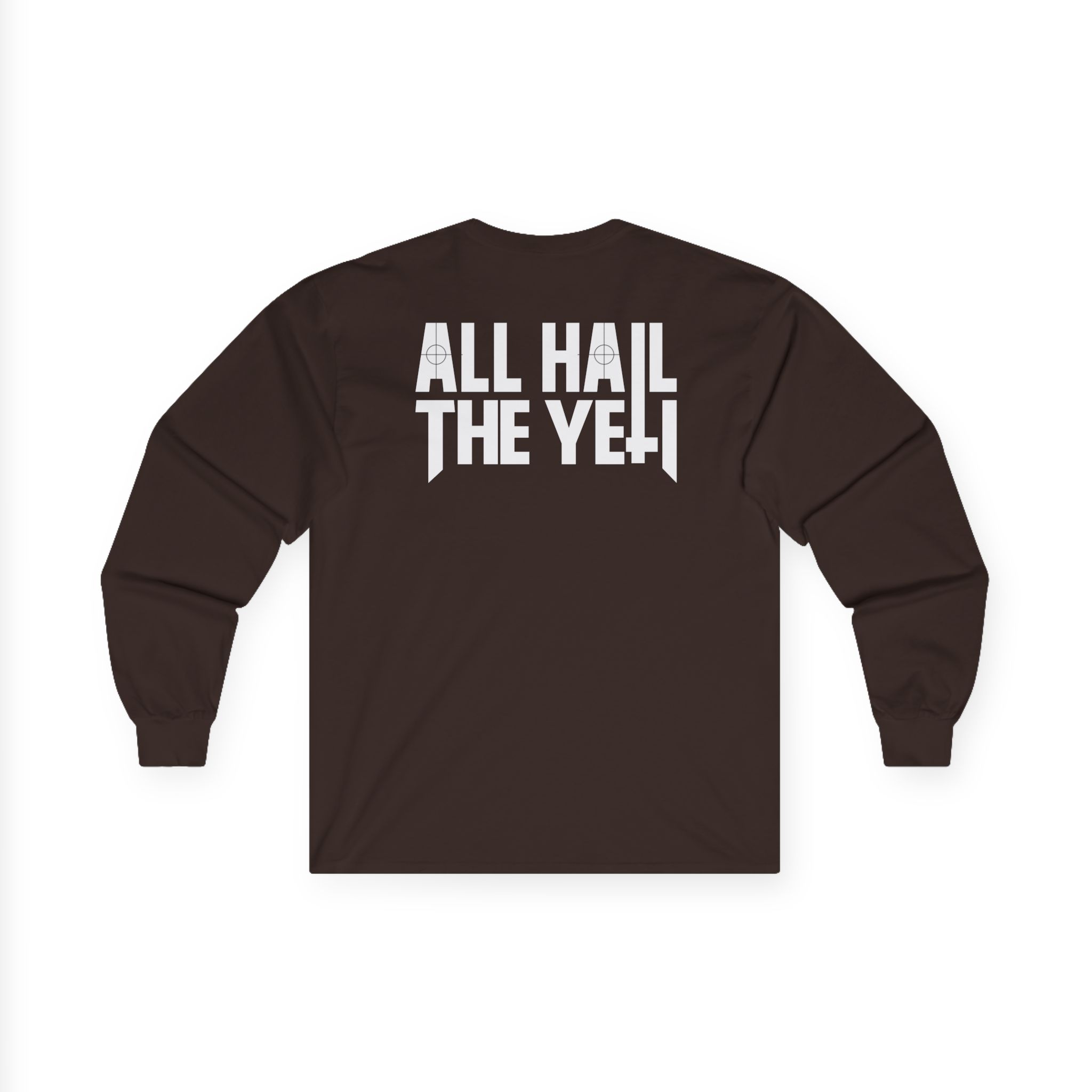 All Hail the Yeti Side Logo Unisex Ultra Cotton Long Sleeve Tee