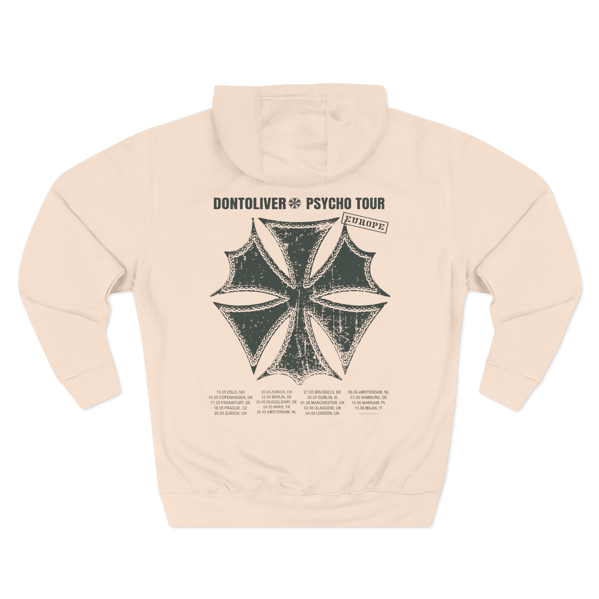 Don Toliver Psycho Tour Emblem Three-Panel Fleece Hoodie
