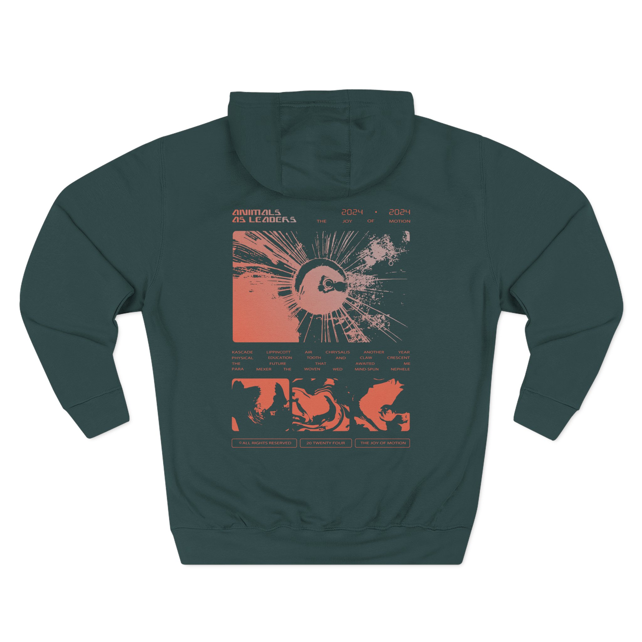 Animals as Leaders Joy of Motion Three-Panel Fleece Hoodie