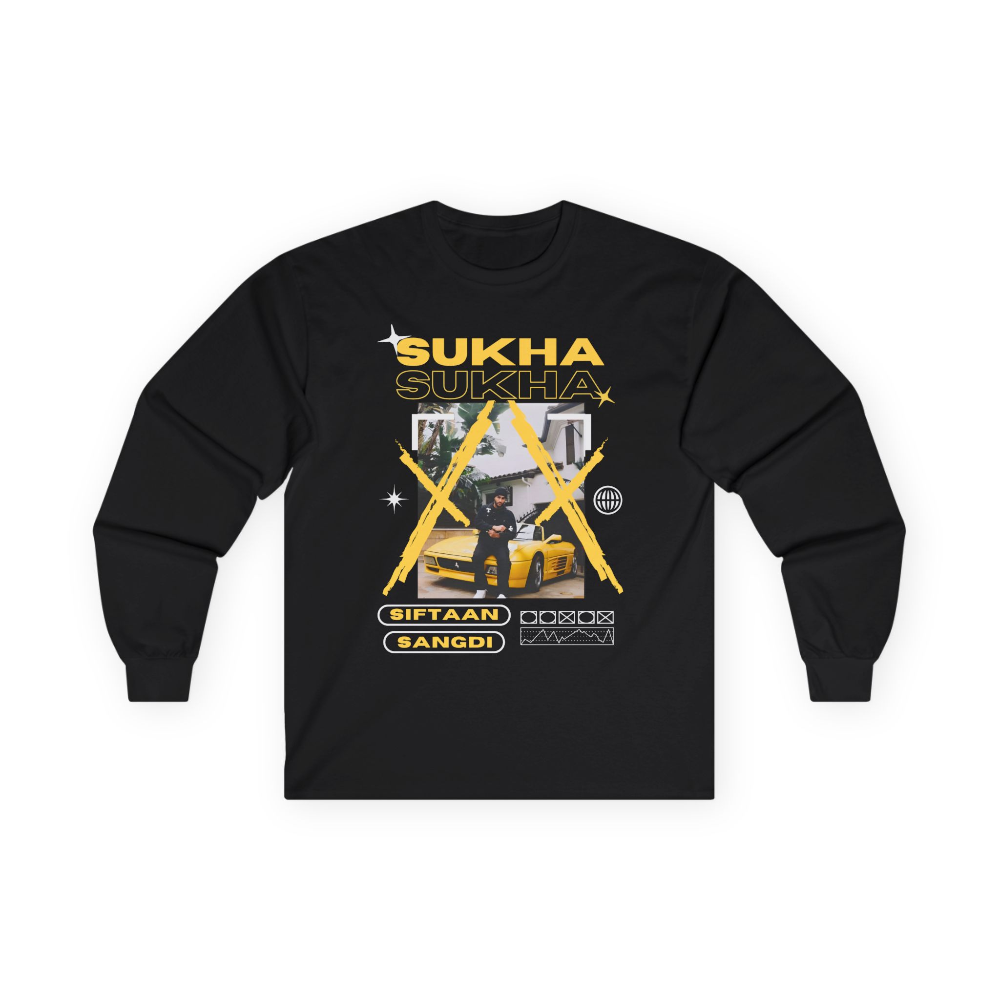 Sukha Brown Munde Unisex Ultra Cotton Long Sleeve Tee