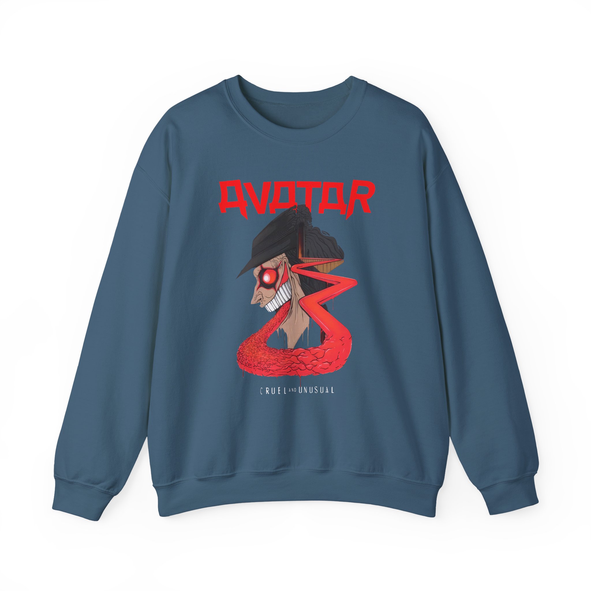 Avatar Band Cruel and Unusual Unisex Heavy Blendâ„¢ Crewneck Sweatshirt