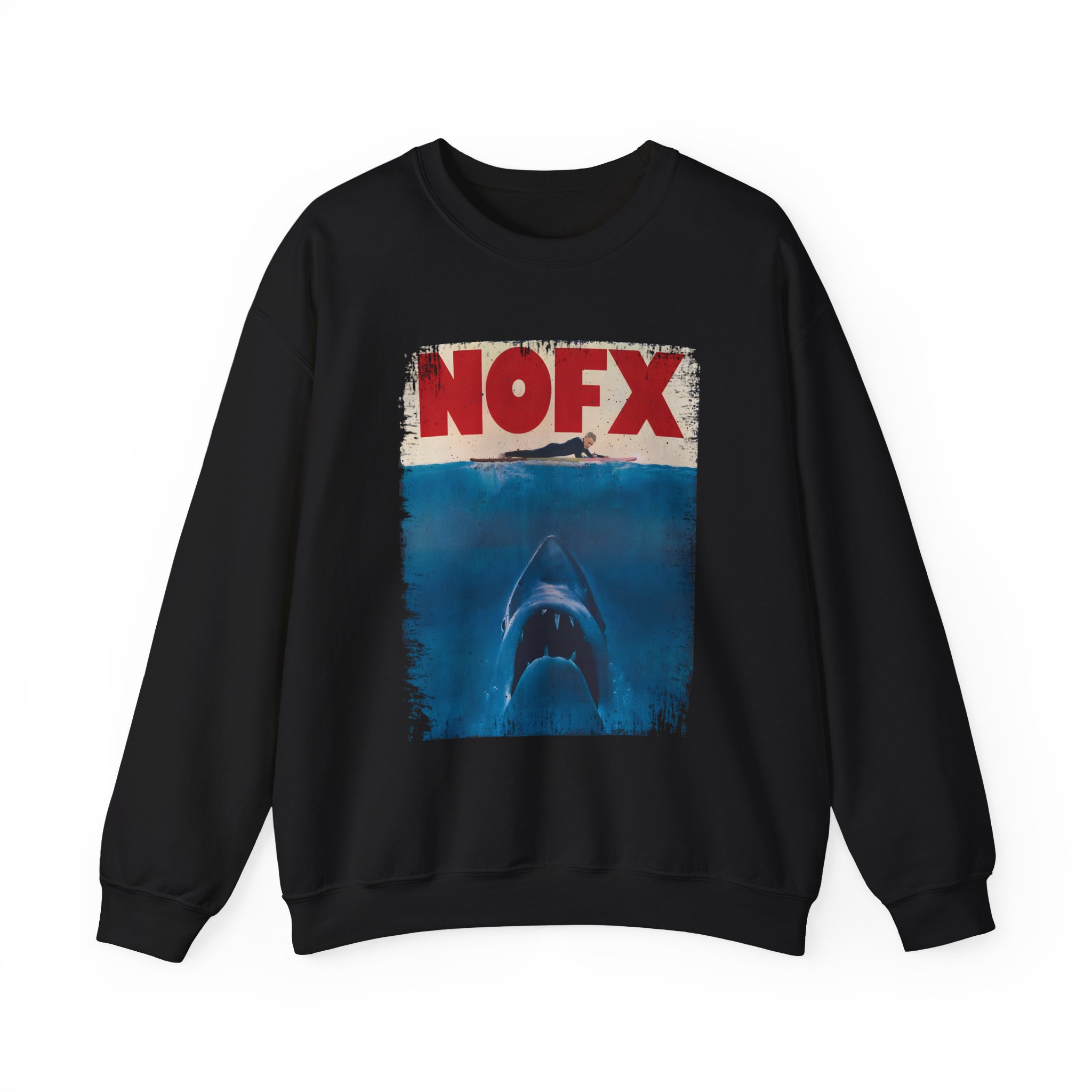 Nofx Surfer Unisex Heavy Blendâ„¢ Crewneck Sweatshirt