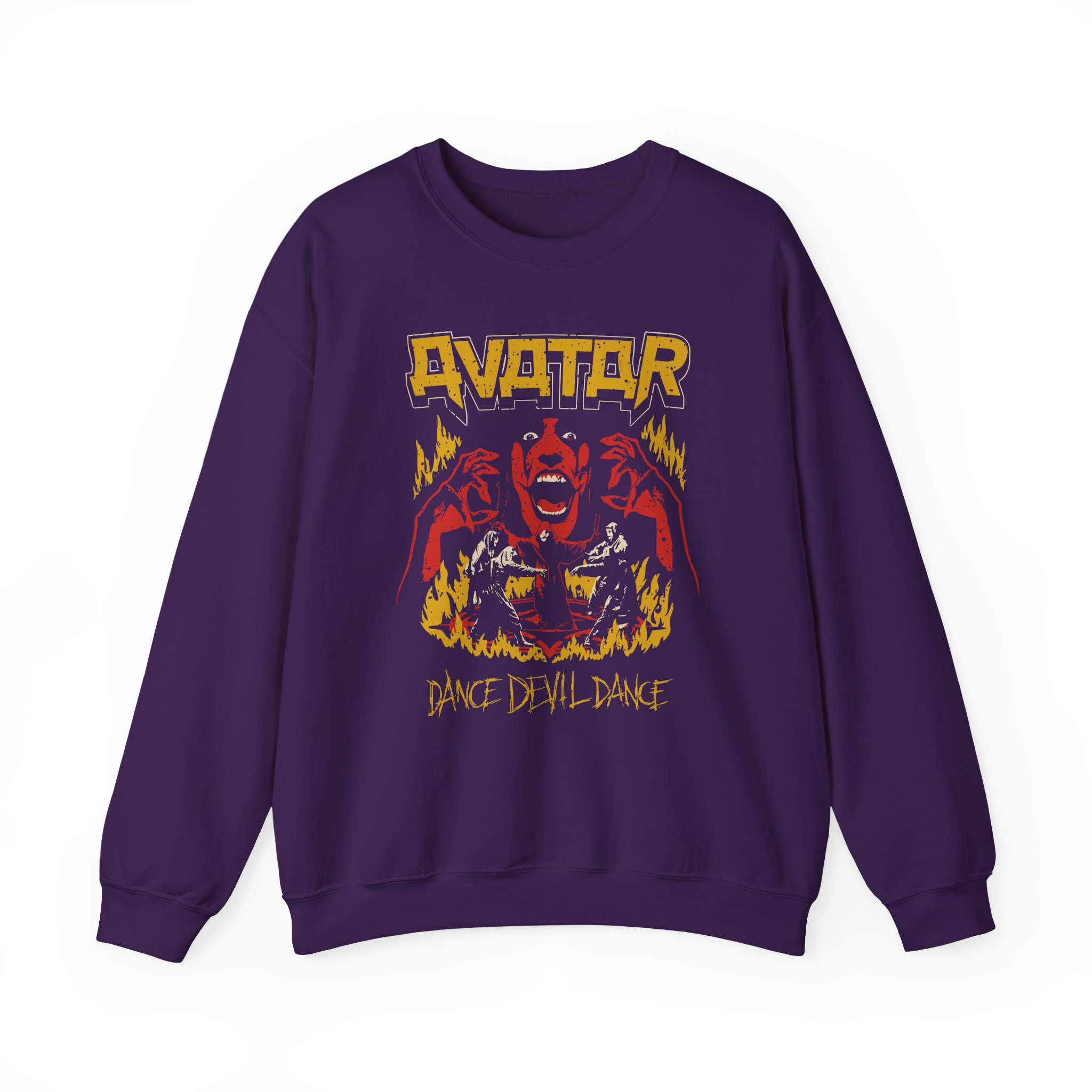 Avatar Band Vintage Dance Devil Dance Unisex Heavy Blendâ„¢ Crewneck Sweatshirt