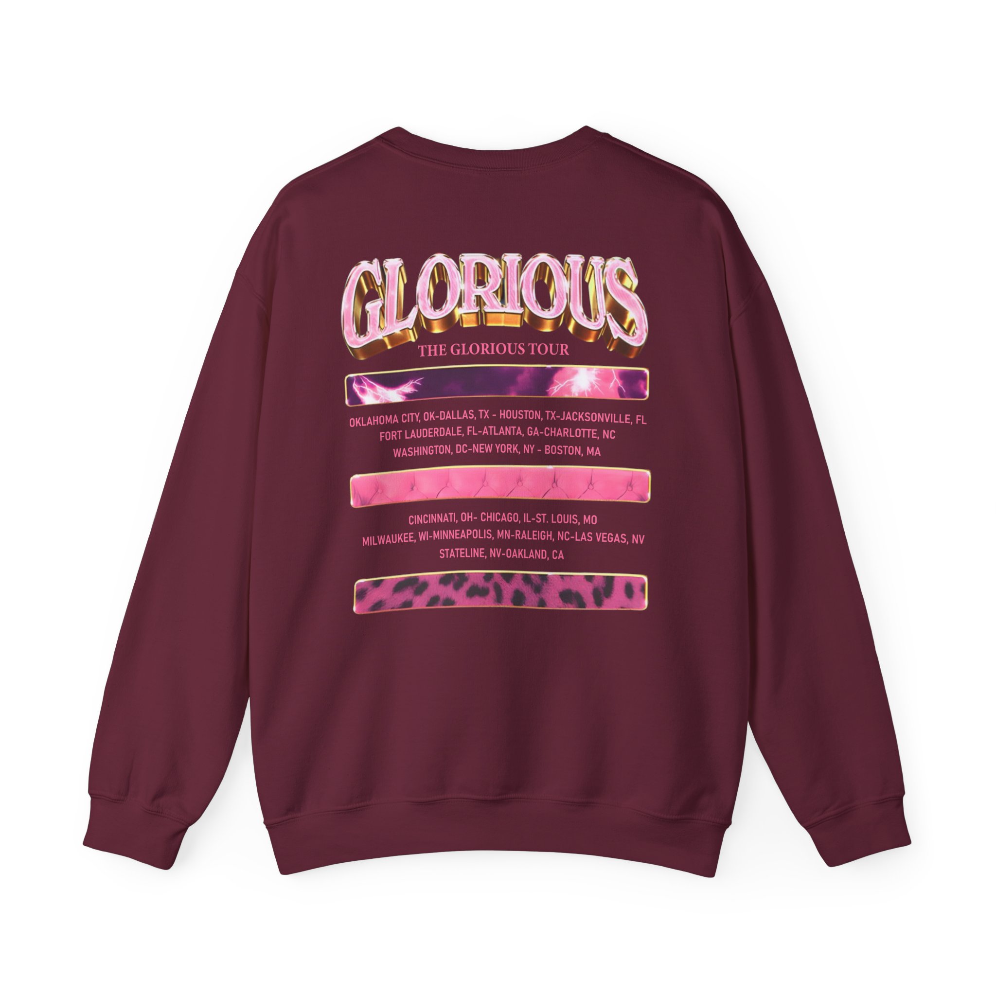 Glorilla Glorious Tour From Memphis Unisex Heavy Blendâ„¢ Crewneck Sweatshirt