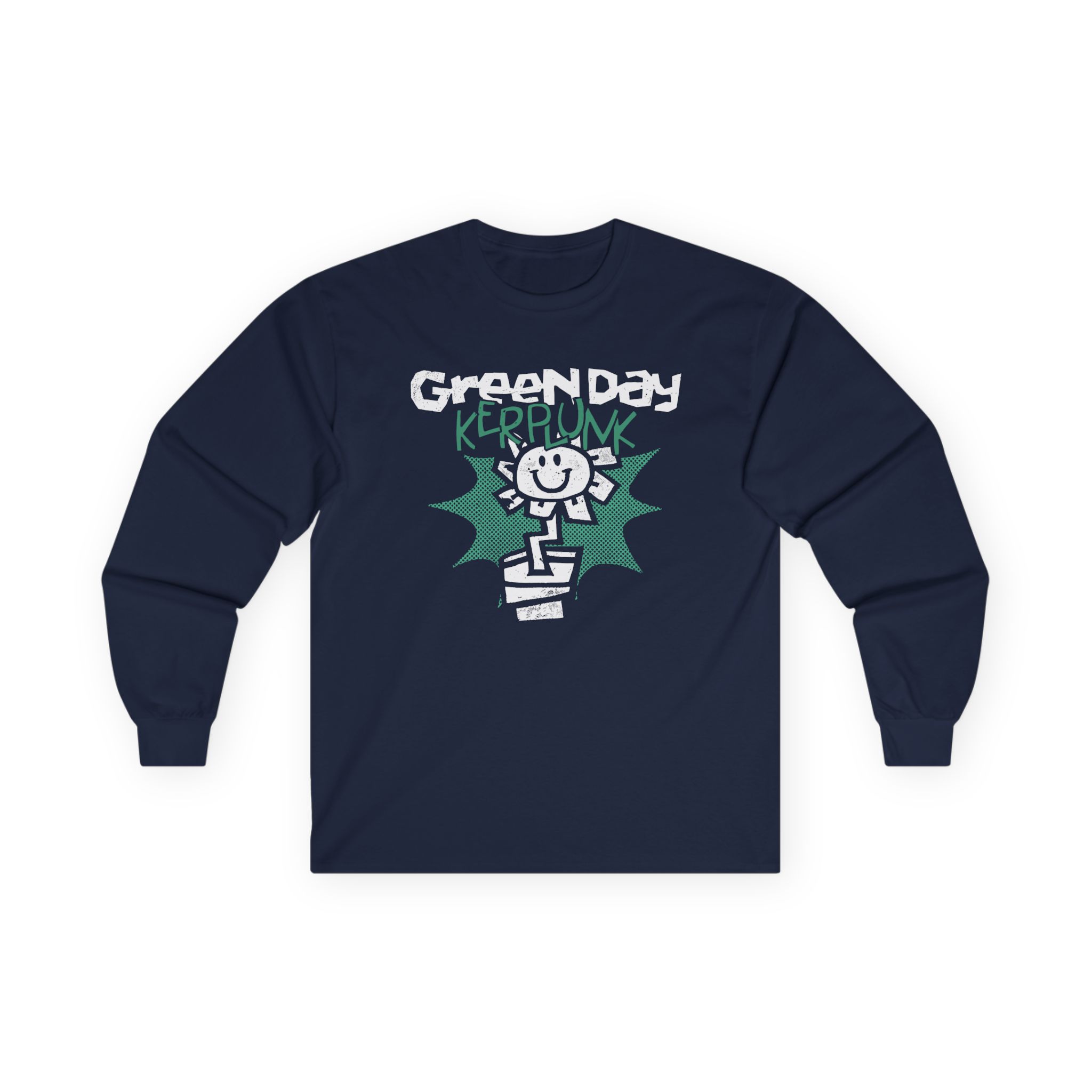 Green Day Kerplunk Vintage Flower Unisex Ultra Cotton Long Sleeve Tee